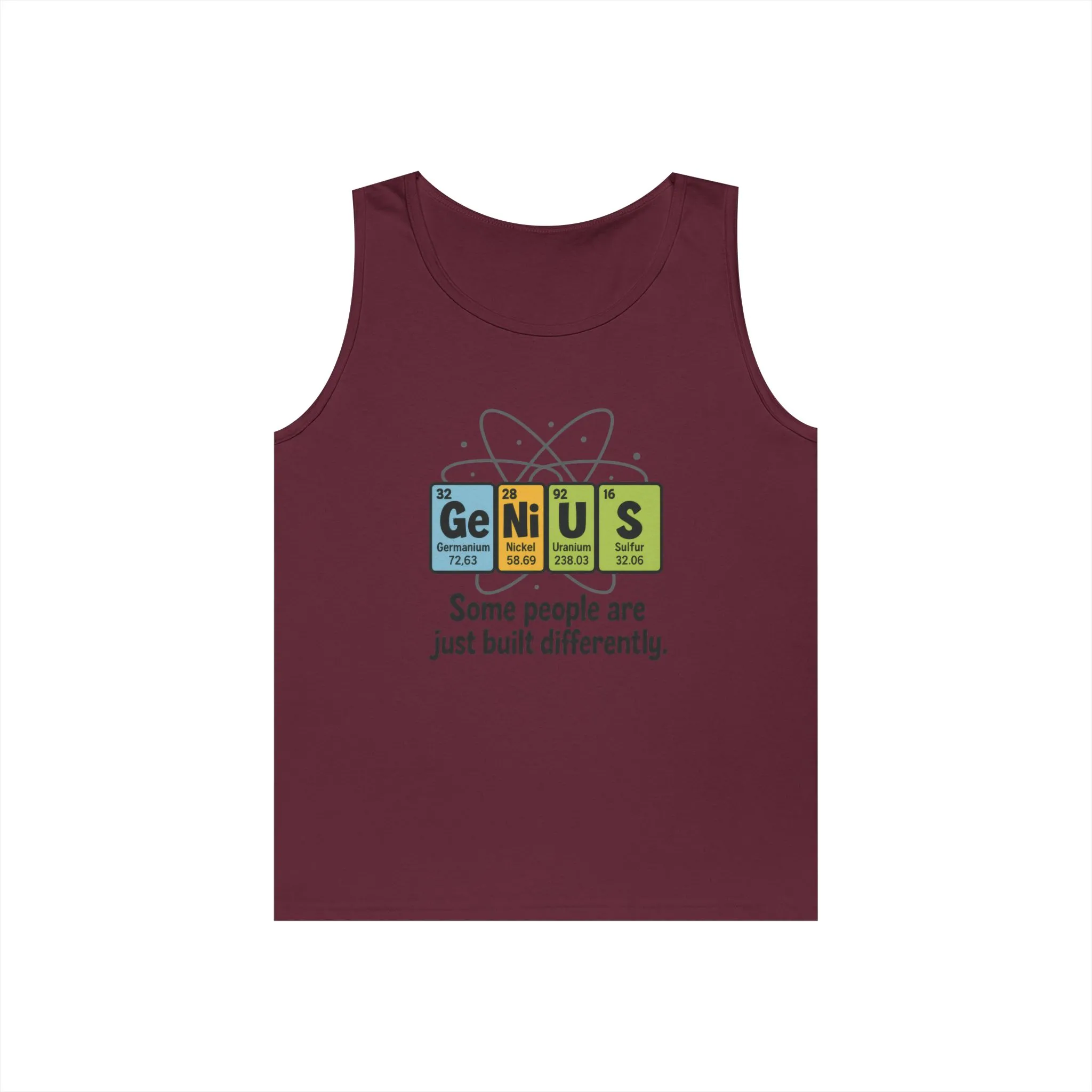 Funny Mens Genius Tank Top, Nerdy Humor Shirt, Periodic Table Shirt, Science Humor Tank, A Funny Gift for Science Lovers, Teachers - Image 7