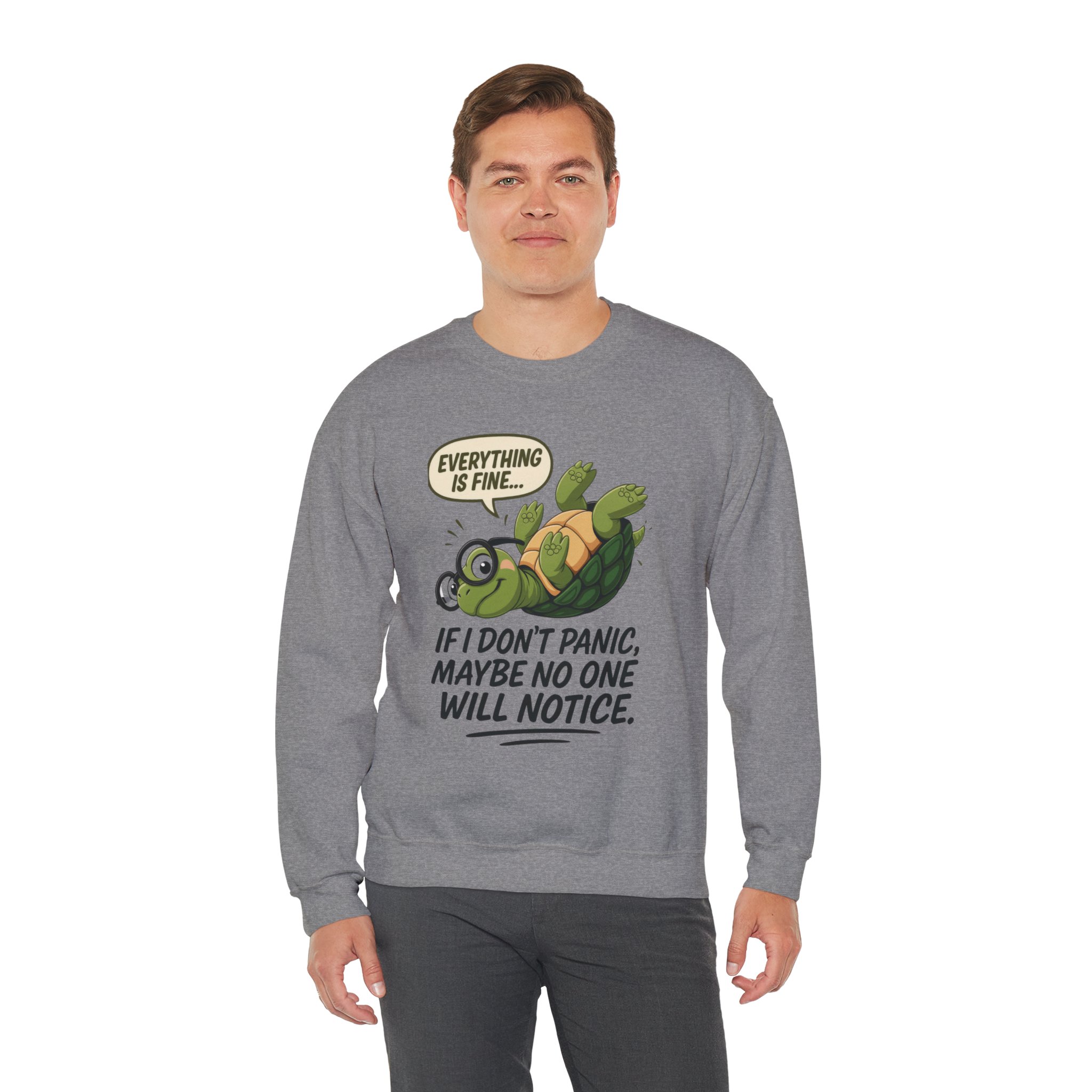 Casual Humor Unisex Sweatshirt, Perfect Gift for Anxiety Relief, Social Anxiety Joke, Quirky Graphic Sweatshirt, Introvert Humor Gift - Image 30