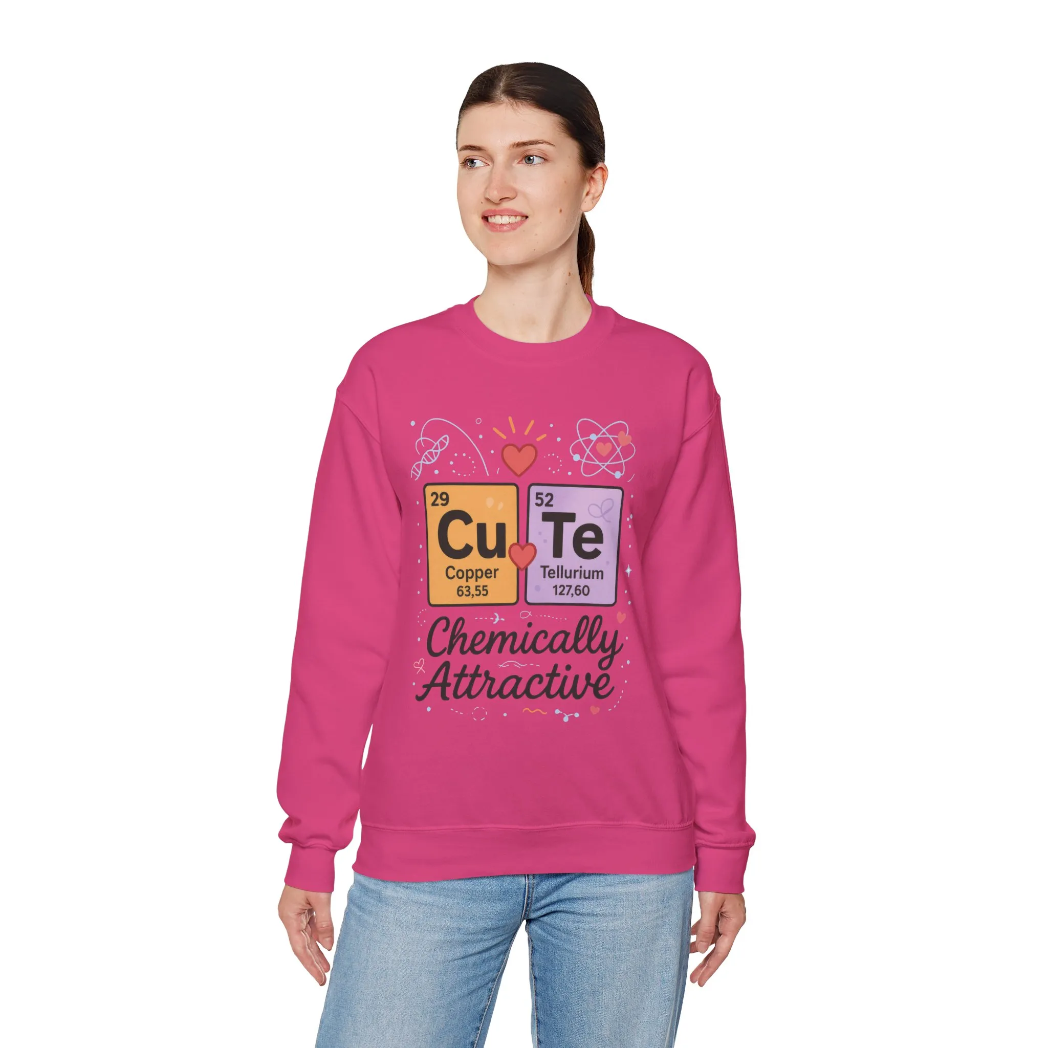 Cute Chemistry Sweatshirt for Women, Periodic Table Sweatshirt, Chemistry Gift for Her, Gift for Science Lovers, Valentine's Day Sweatshirt - Image 24