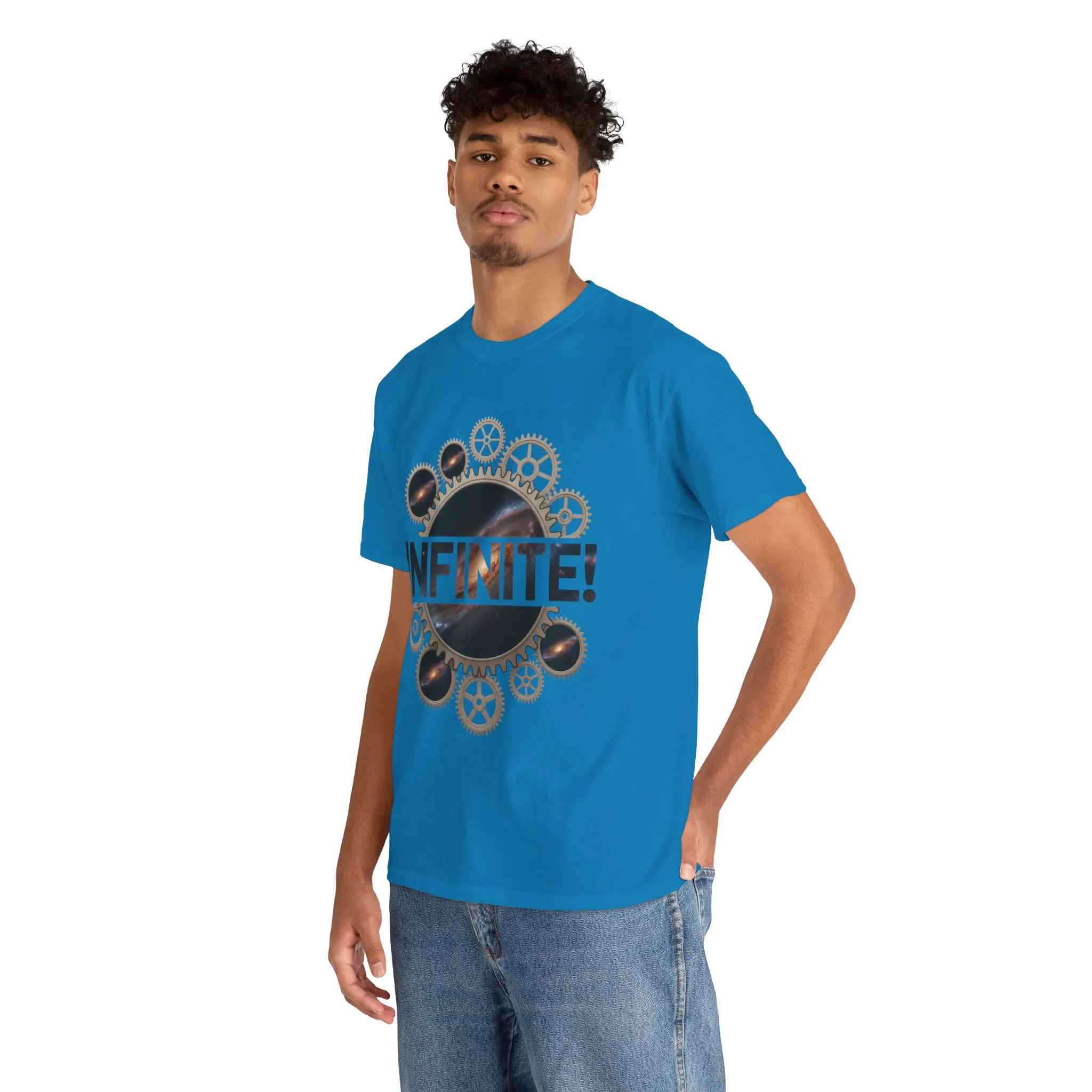 Steampunk Space Gears T-Shirt, Unisex Infinite Universe Graphic Tee, Cosmic Mechanical Design Tee for Sci-Fi & Engineering Lovers - Image 27