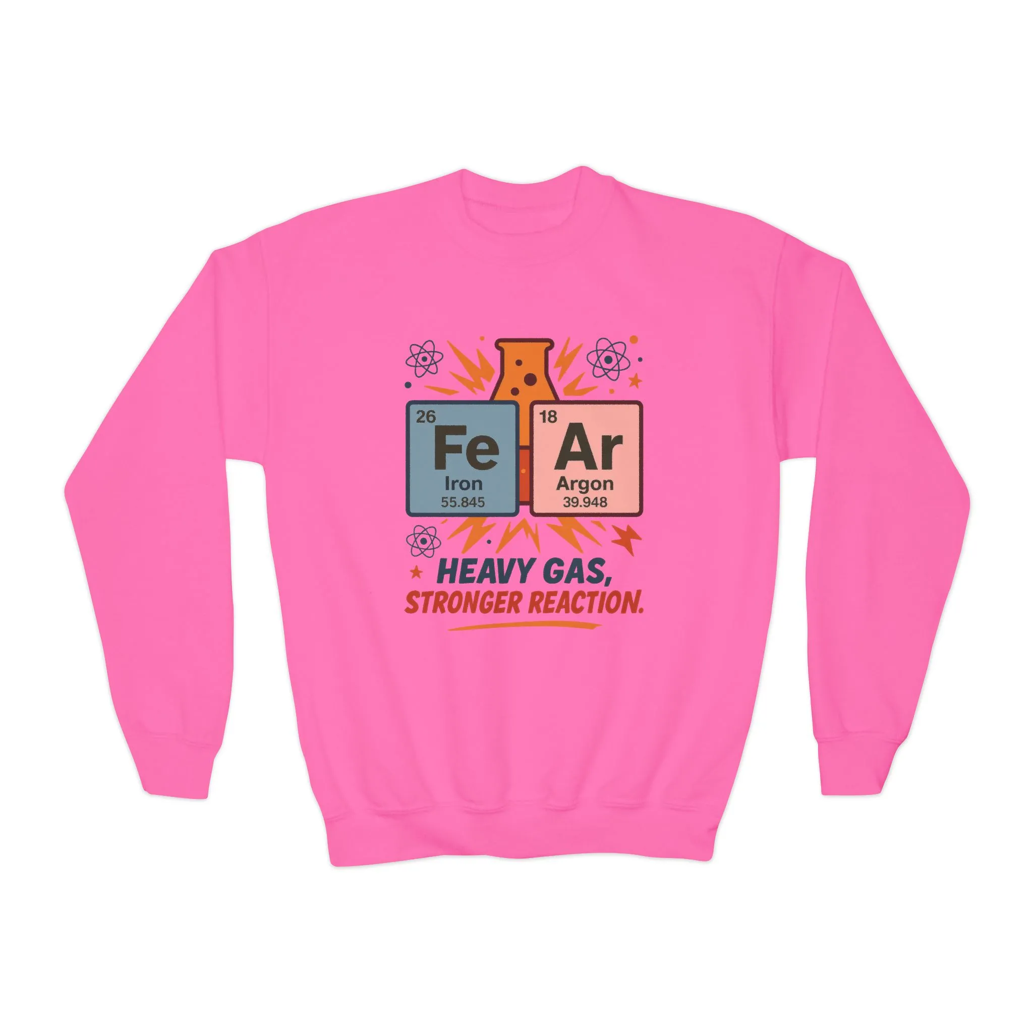 Youth Science Sweatshirt for Kids, Funny Chemistry Gift, Heavy Gas Reaction Crewneck, Science Class Apparel, Educational Sweater - Image 16