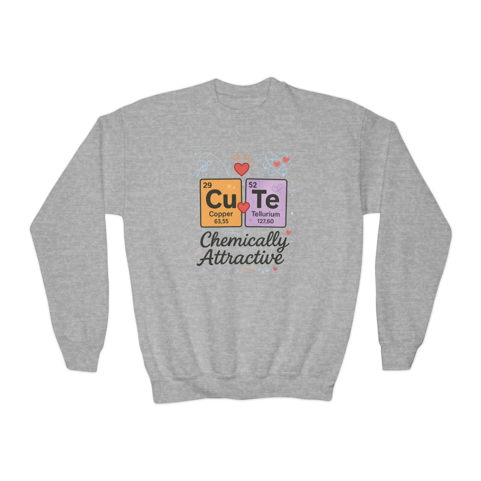 CuTe Teen Crewneck Sweatshirt, Science Sweatshirt for Girls, Chemically STEM Sweatshirt, Nerdy Gift for Teens, Funny Gift for Science Lovers - Image 6