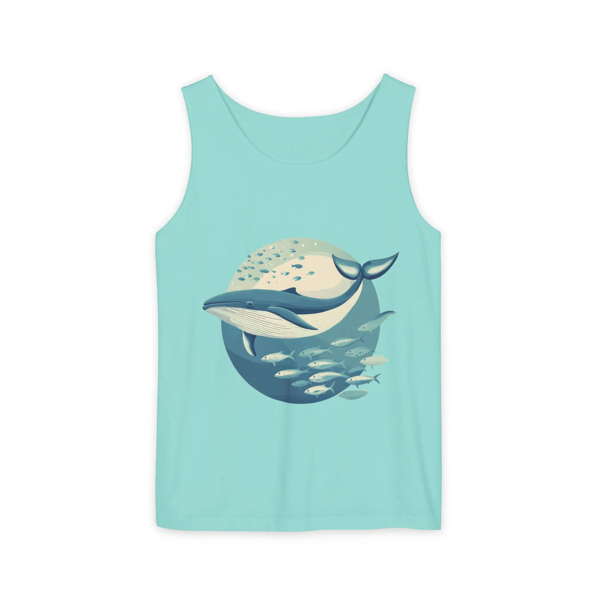 Ocean-Inspired Unisex Tank Top, Whale Design Shirt, Summer Casual Wear, Beach Vibes Gift, Eco-Friendly Fashion - Image 10