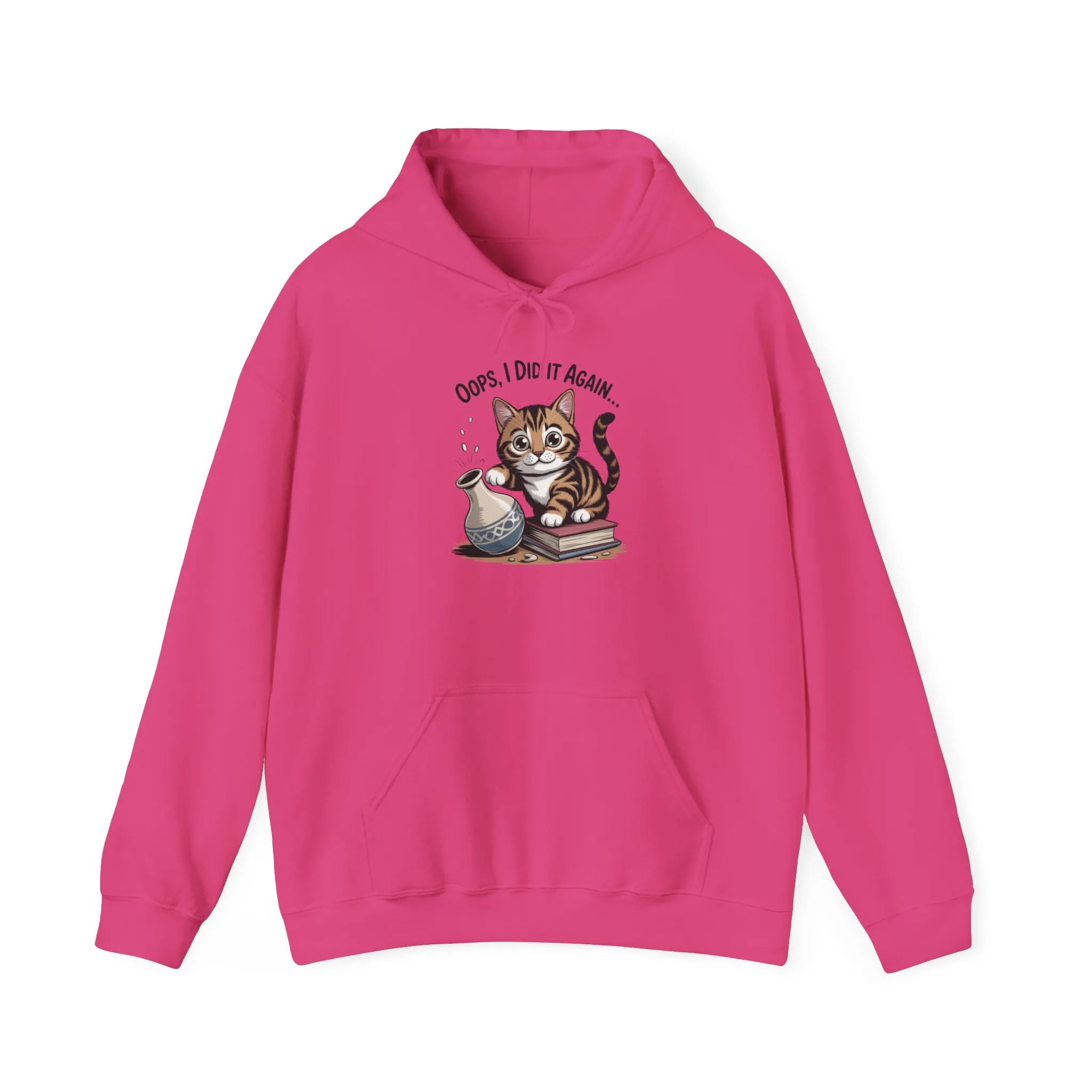 Cat Lover's Hoodie: Oops, I Did It Again, Funny Sweatshirt, Gifts for Animal Lovers, Cozy Hooded Sweatshirt, Pet Owner Apparel, Cute [...] - Image 25