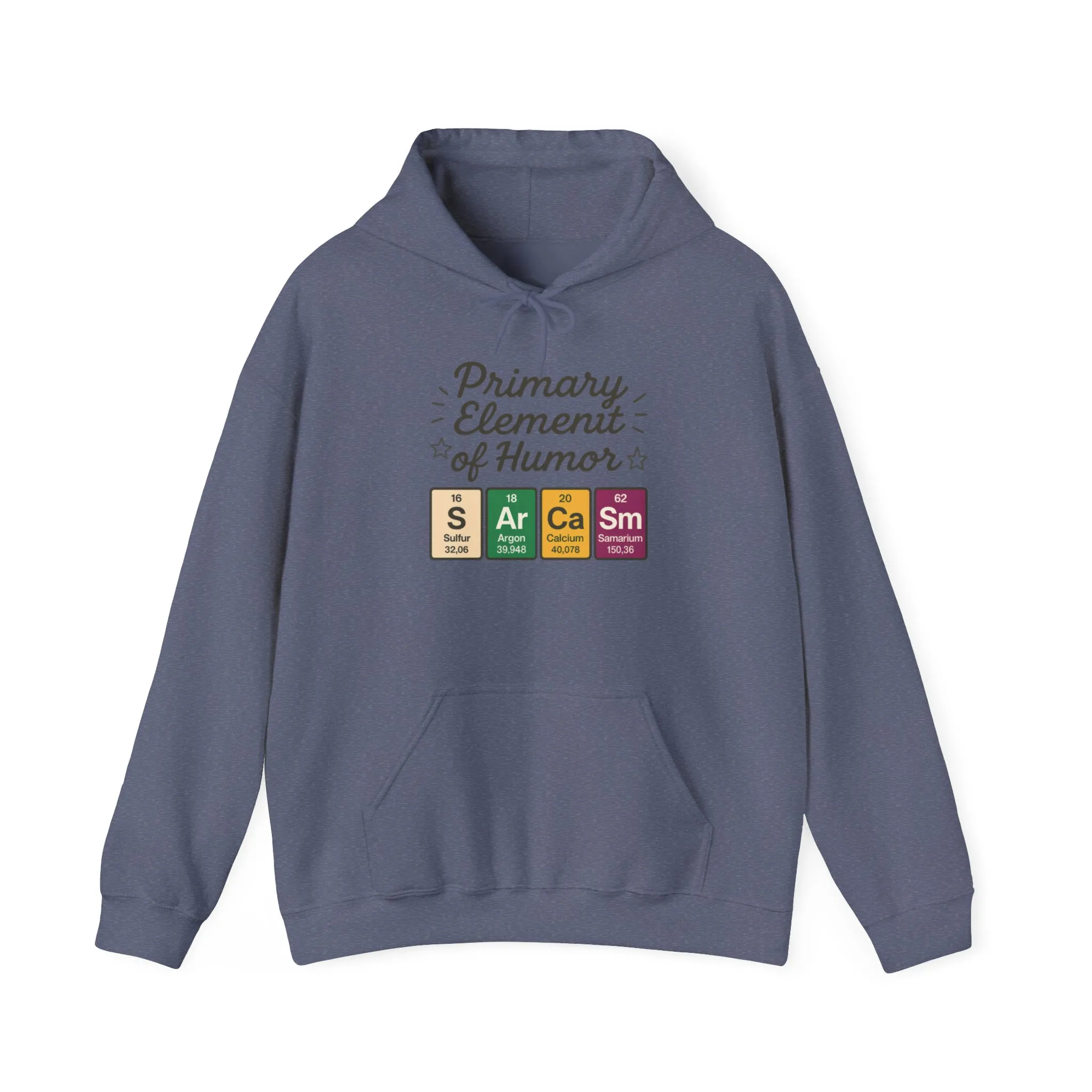 Sarcasm Hoodie for Men, Funny Nerd Hoodie, Primary Element of Humor Sweatshirt, Science Lover Gift for Him, Sarcastic Humor Apparel - Image 29