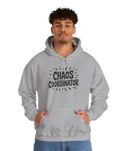 Chaos Coordinator Hoodie, Funny Sweatshirt, Gift for Men, Unisex Pullover, Cozy Winter Clothing, Humor Apparel, Relaxed Fit