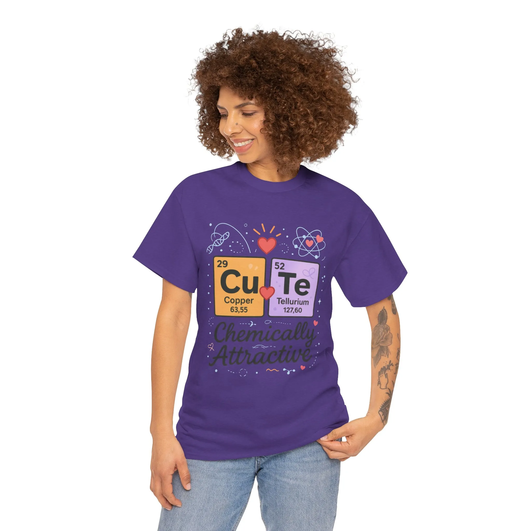 Cute Science T-Shirt for Women, Chemically Attractive Periodic Table Tee, Funny Nerdy Gift for Her, Chemistry Lover Gift, Science Apparel - Image 36