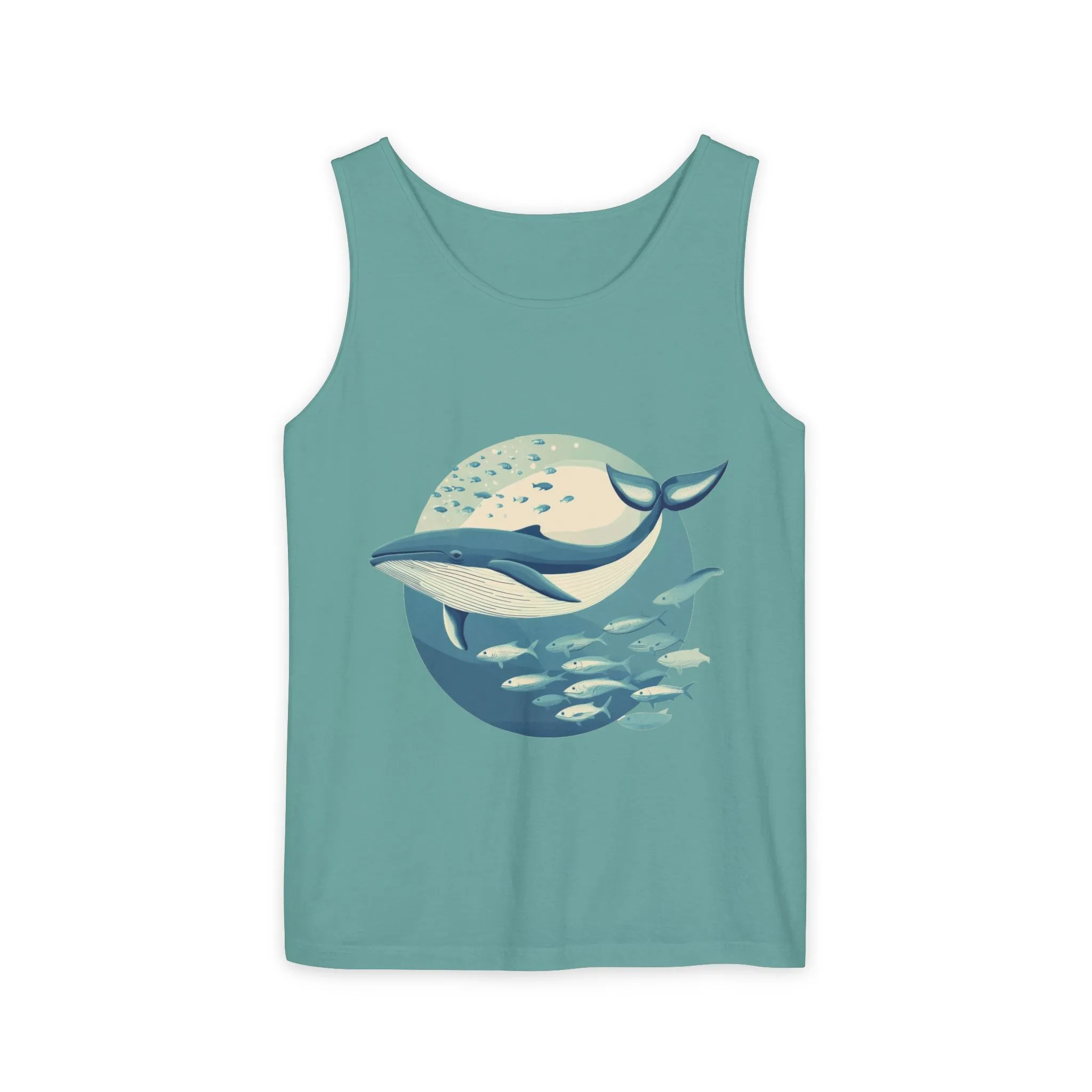 Ocean-Inspired Unisex Tank Top, Whale Design Shirt, Summer Casual Wear, Beach Vibes Gift, Eco-Friendly Fashion - Image 13