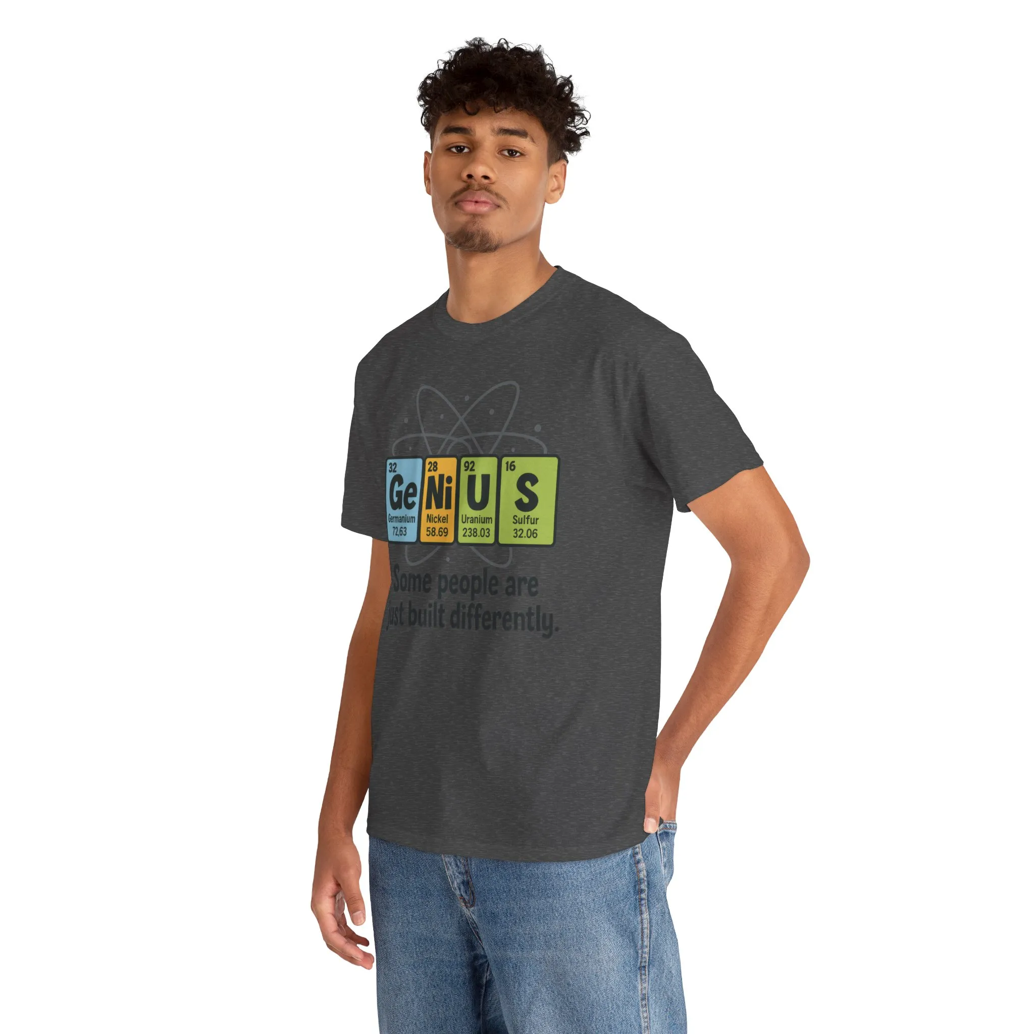 Funny Mens Genius T-Shirt, Periodic Table Nerd Shirt, Science Humor Tee for Smart Guys, Perfect Gift for Science Lovers - Image 14