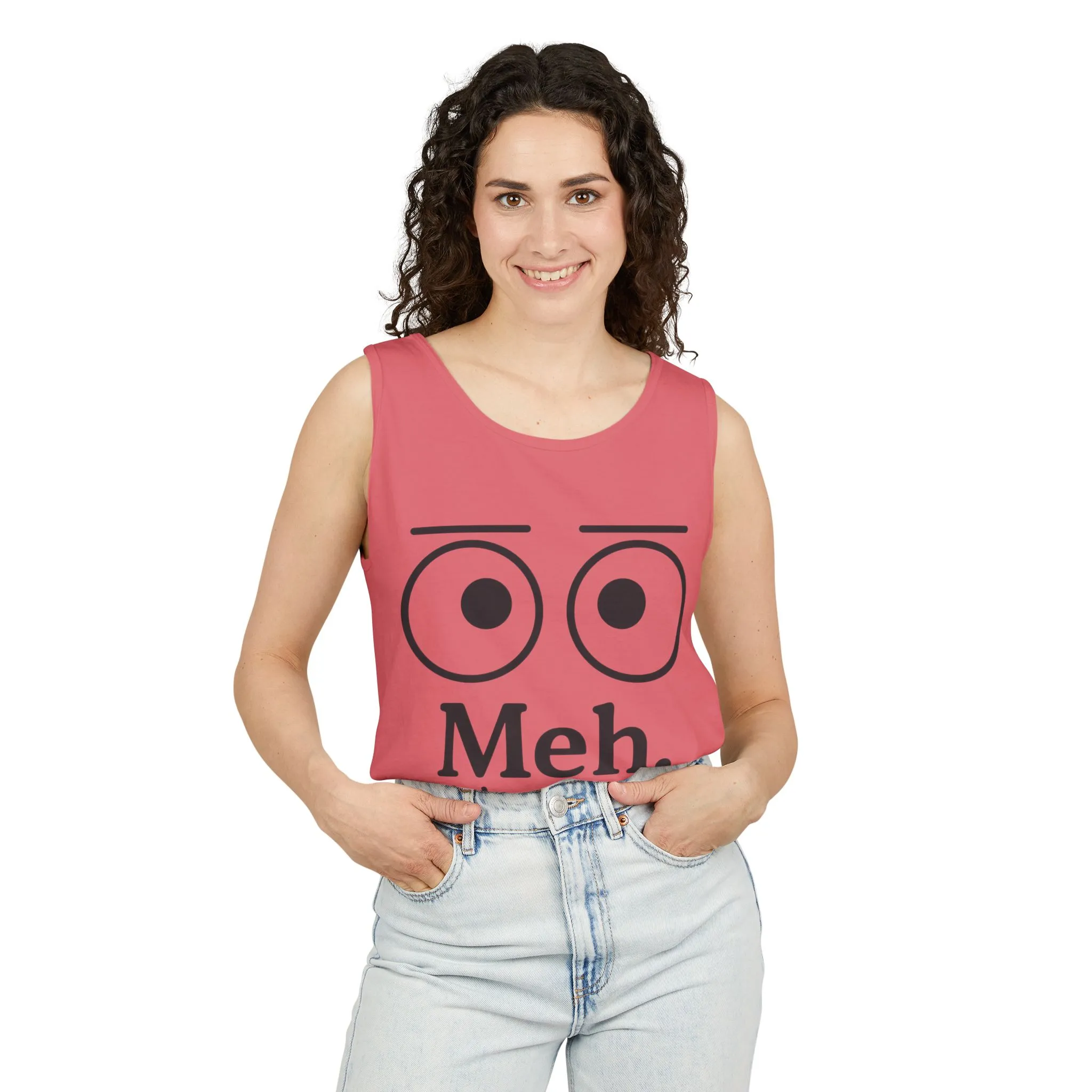 Womens Funny Graphic Tank Top with 'Meh. Wow... so exciting' Quote, Casual Wear, Summer Apparel, Gift for Friends, Humor Tank - Image 23