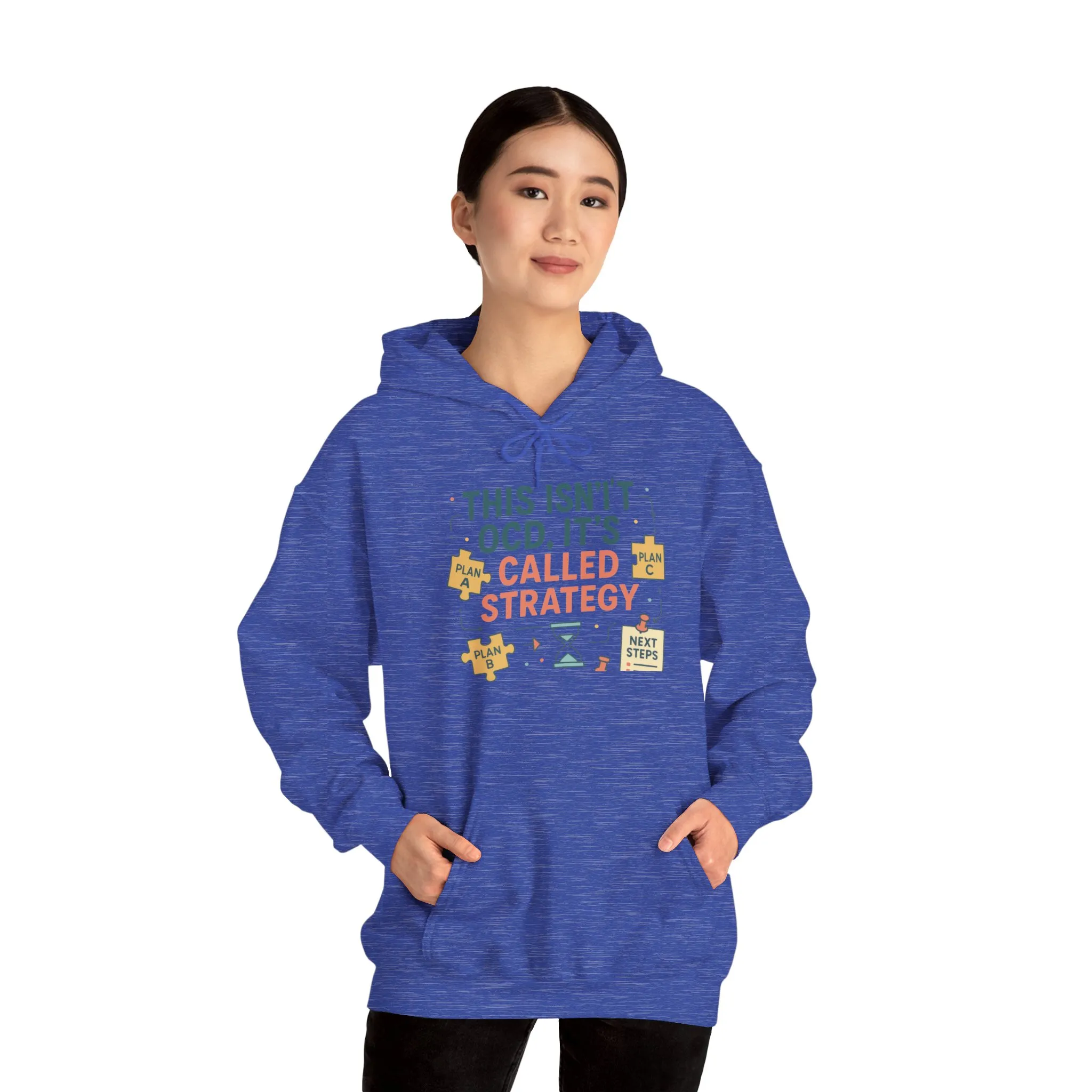 Strategic Humor Hoodie, Unisex Sweatshirt, Gift for Strategists, Funny Hoodie, Planner Gift, Cozy Stylish Sweatshirt, Relaxed Fit Hoody - Image 29