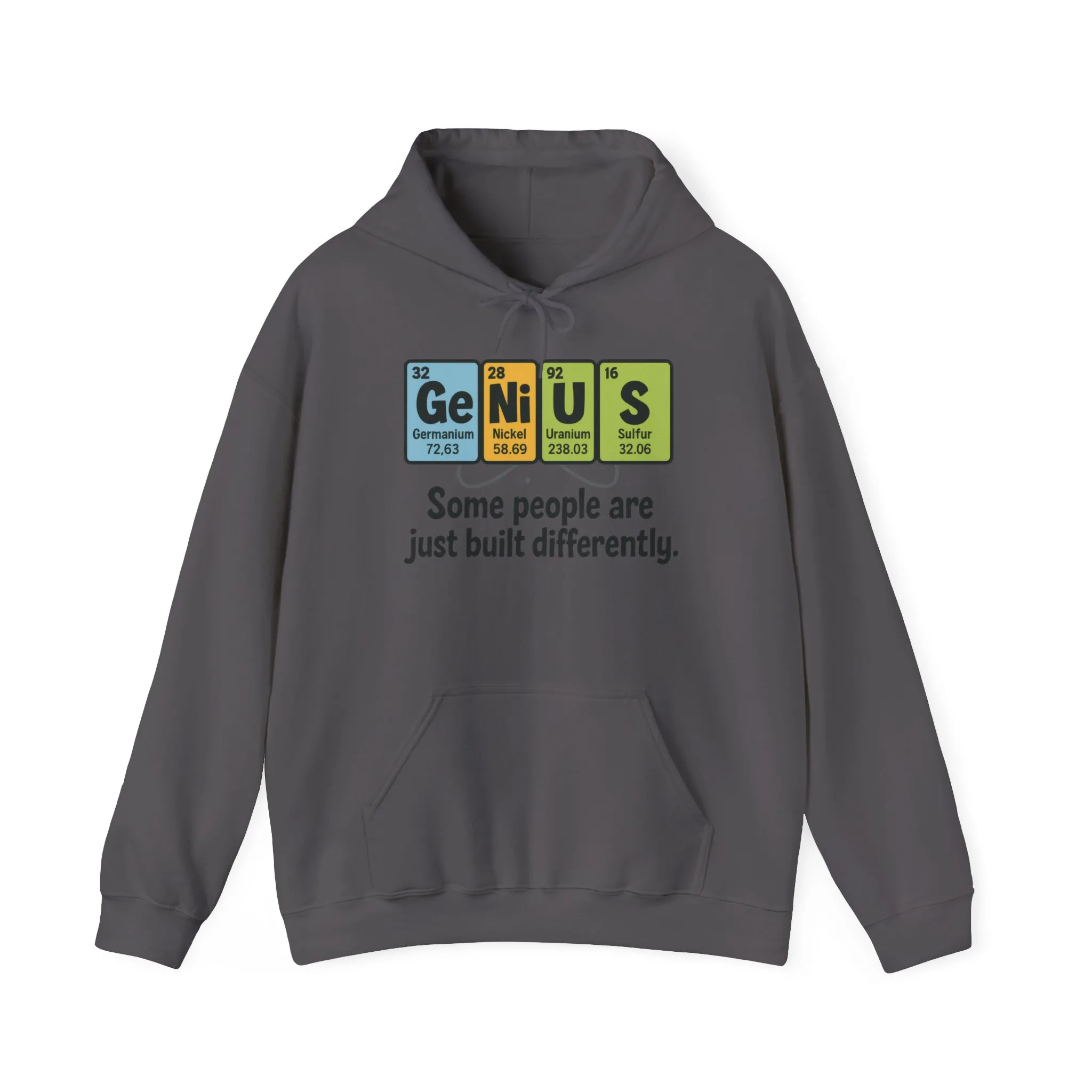 Funny Womens Genius Hoodie, Periodic Table Science Pullover, Nerdy Chemistry Sweatshirt for Her, Science Lover Apparel, Funny Chemistry Gift - Image 2