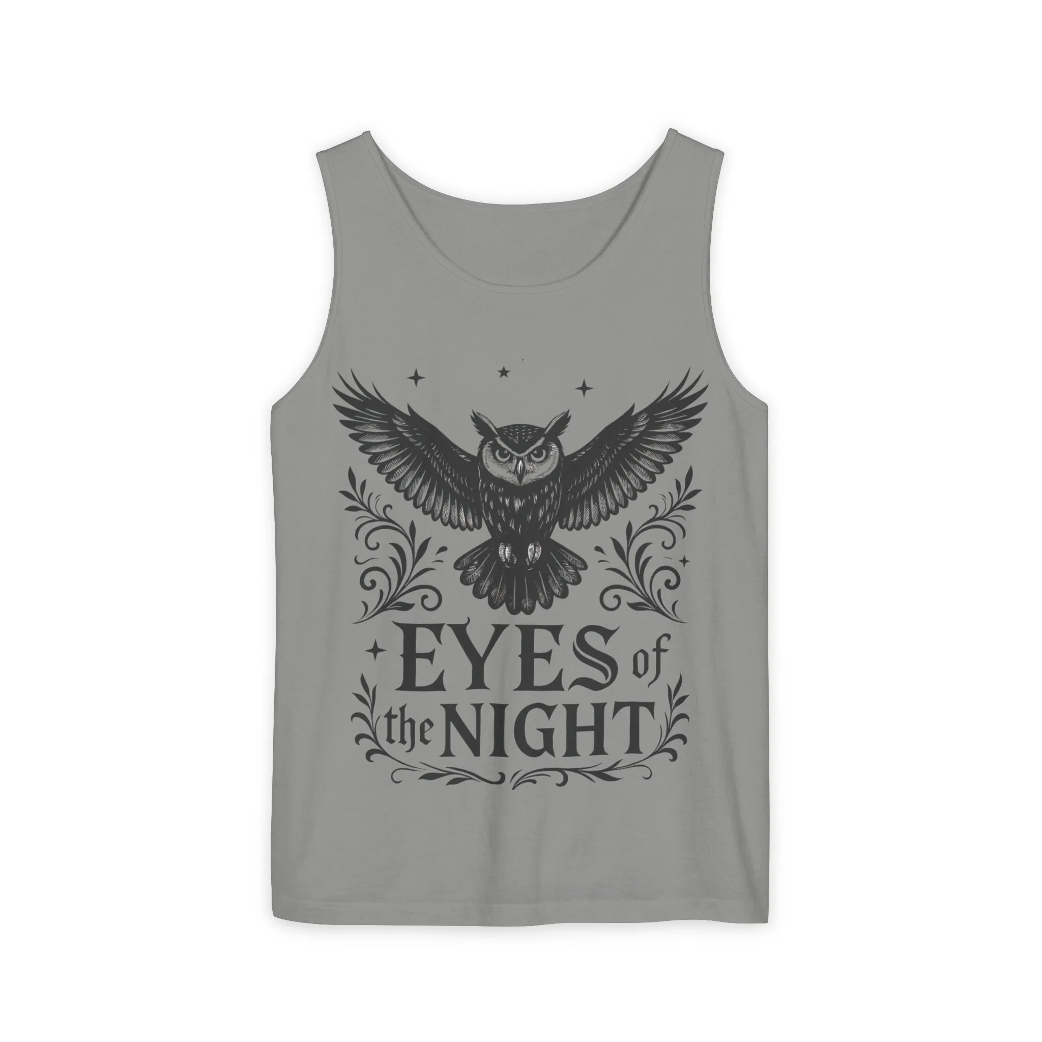 Eyes of the Night Owl Tank Top, Mens Summer Wear, Boho Aesthetic, Festival Outfit, Nature Lover Gift, Halloween Apparel - Image 33