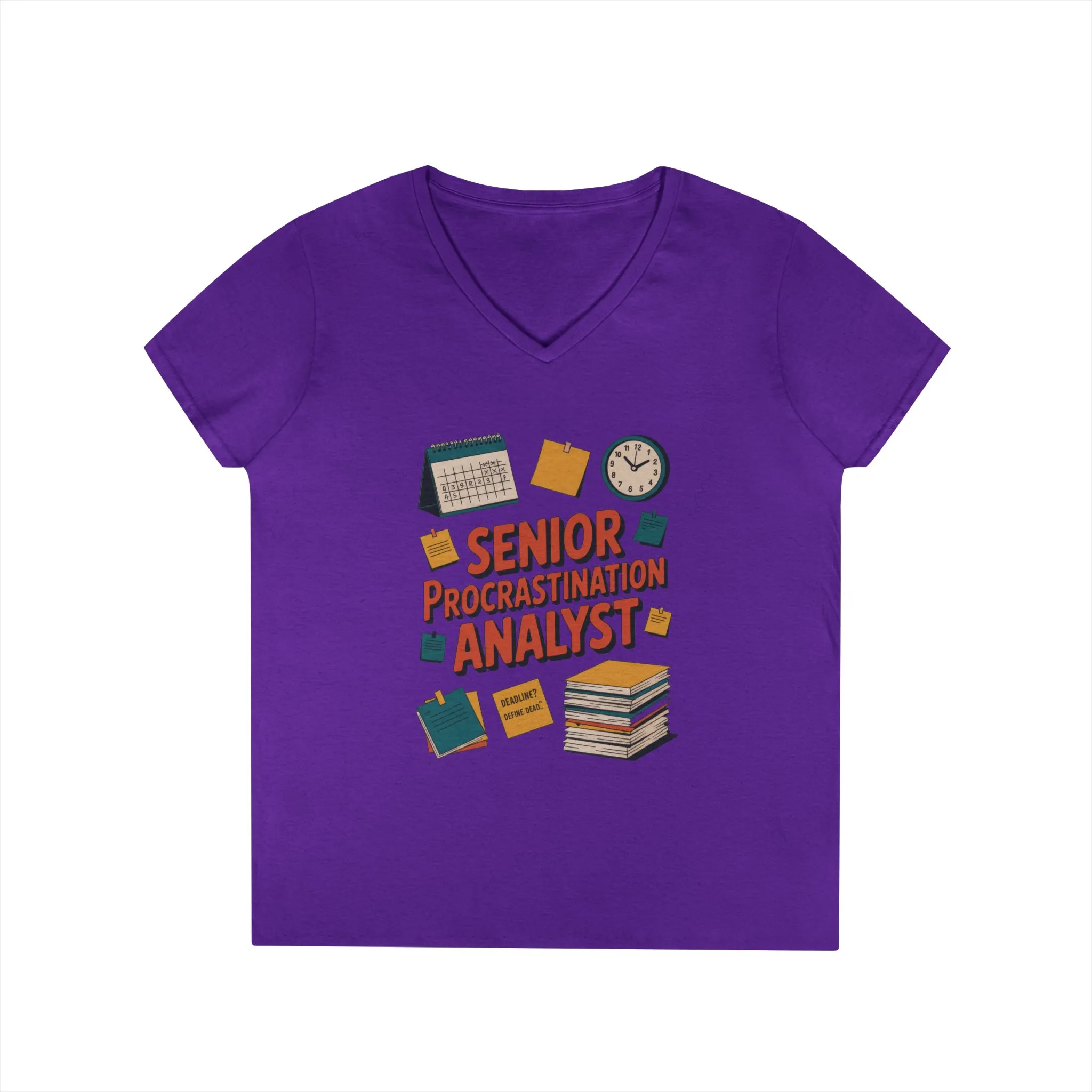 Senior Procrastination Analyst T-Shirt, Fun Gift for Students, Teachers, Graduates, Back to School, Relaxed Vibes, Office Humor Apparel - Image 31