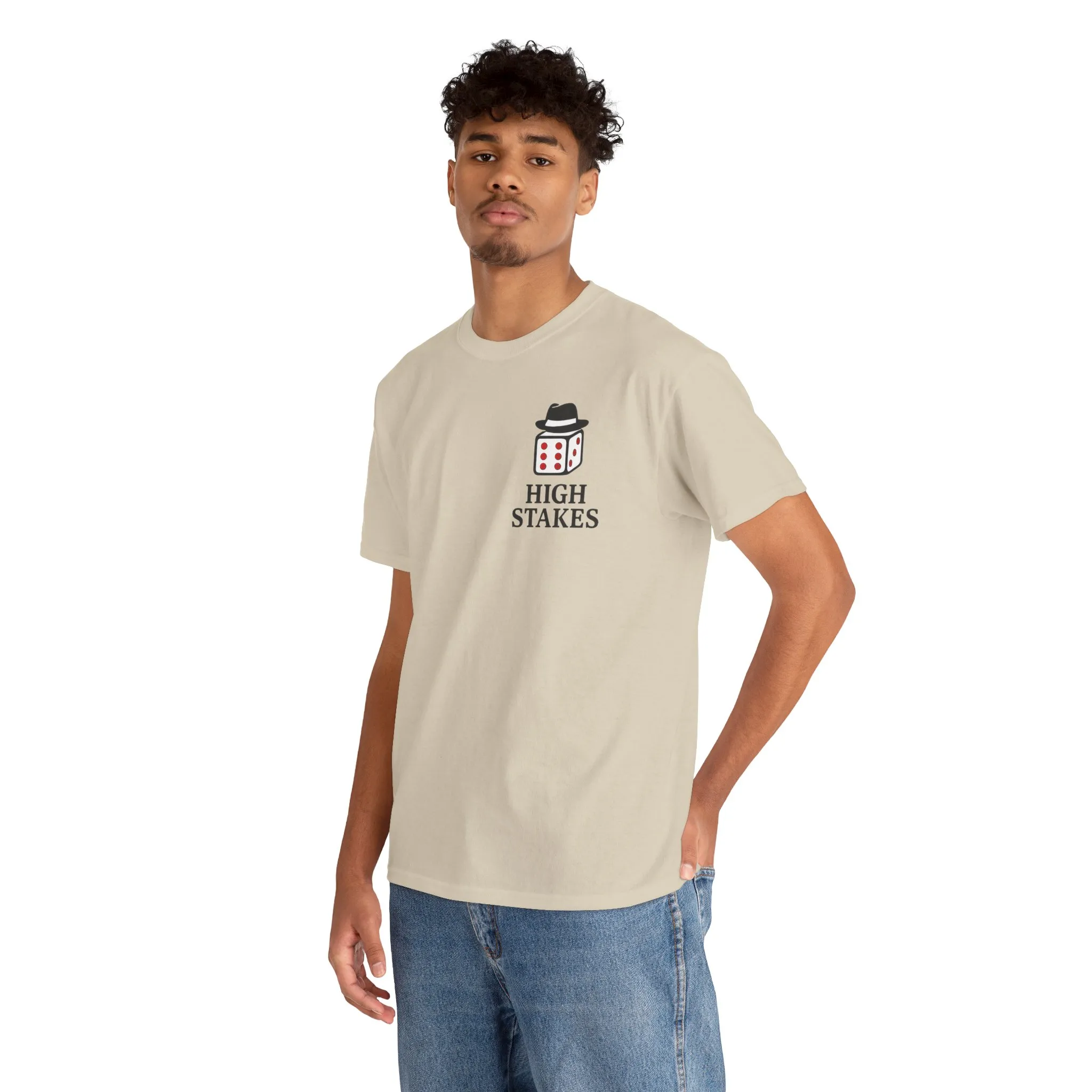 Mens Front Back print tee, Gambling Shirt, Casino Style Tee, Poker Lover Gift, Gaming Apparel, Slot Machine Graphic, Gambling Gift - Image 12