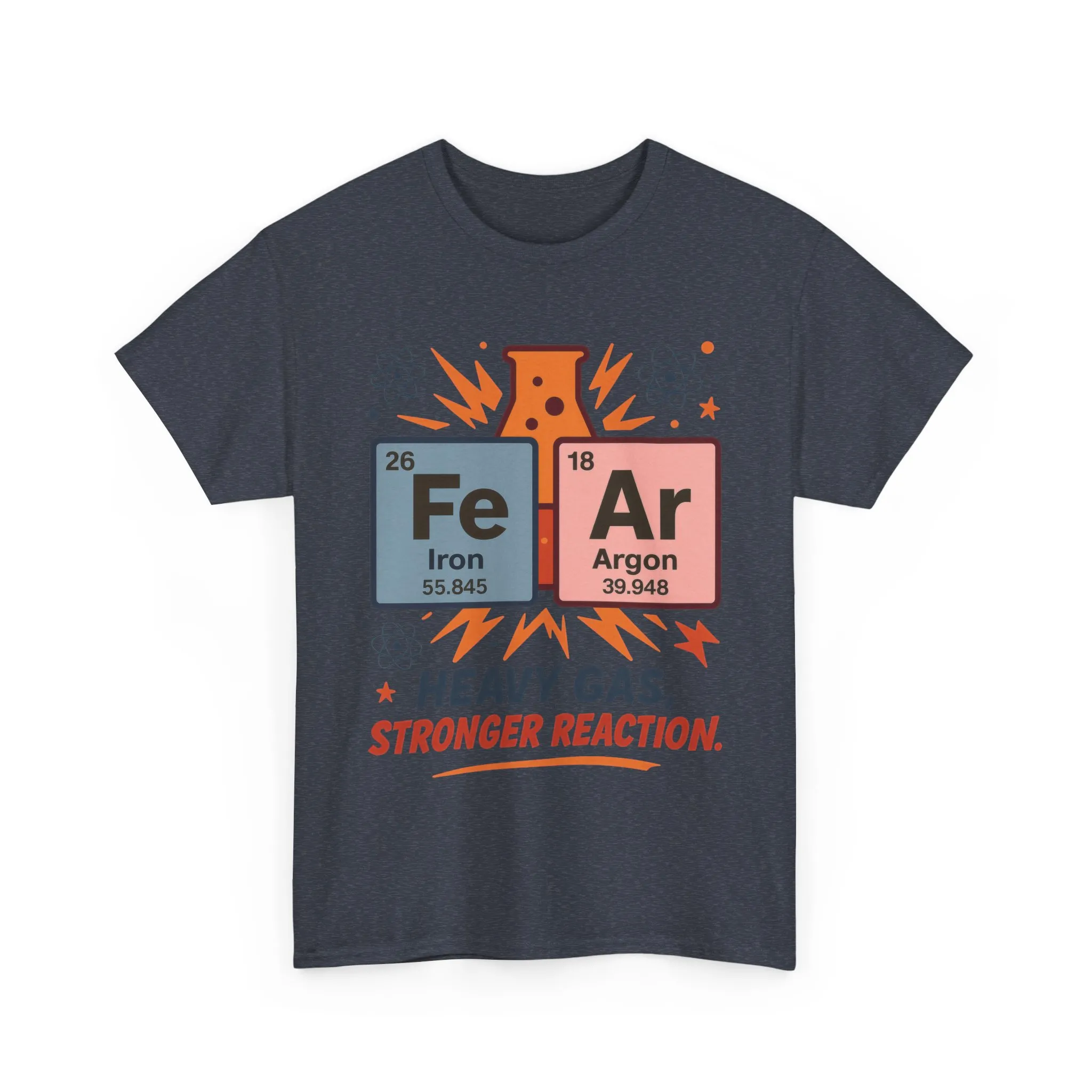 Periodic Table Science Tee For Mens, Heavy Cotton Tee for Science Lovers, Nerdy Gift, Chemistry Shirt, Funny Science Apparel - Image 2