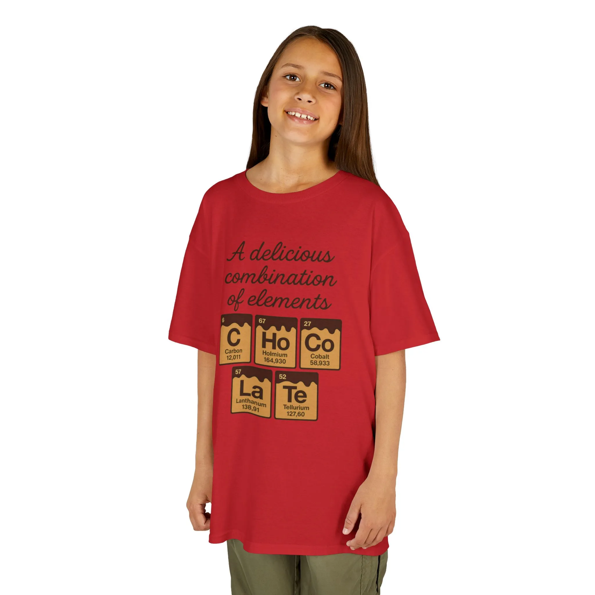 Funny Chocolate Science Young Girl T-Shirt, Choco-LaTe Element Shirt, Sweet Science Gift, Children's Gift, Birthday Party - Image 28