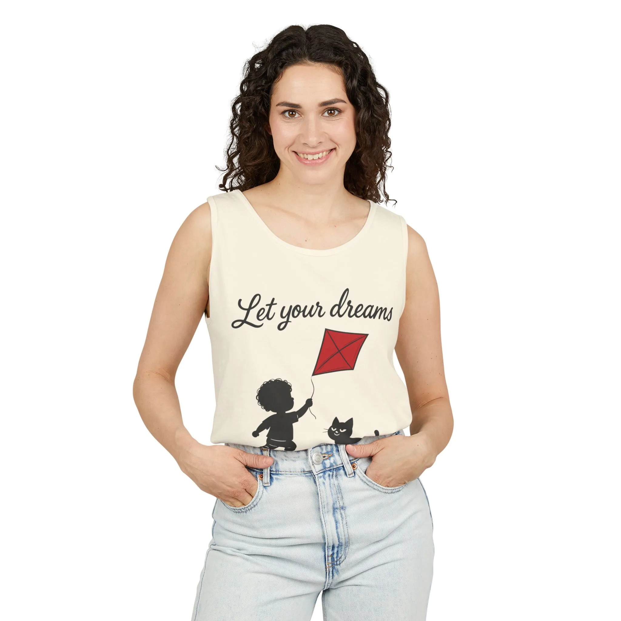 Dream-Catching Tank Top - Lightweight, Womens, Inspirational Graphic Tee, Summer Wear, Perfect Gift for Kids & Families - Image 32