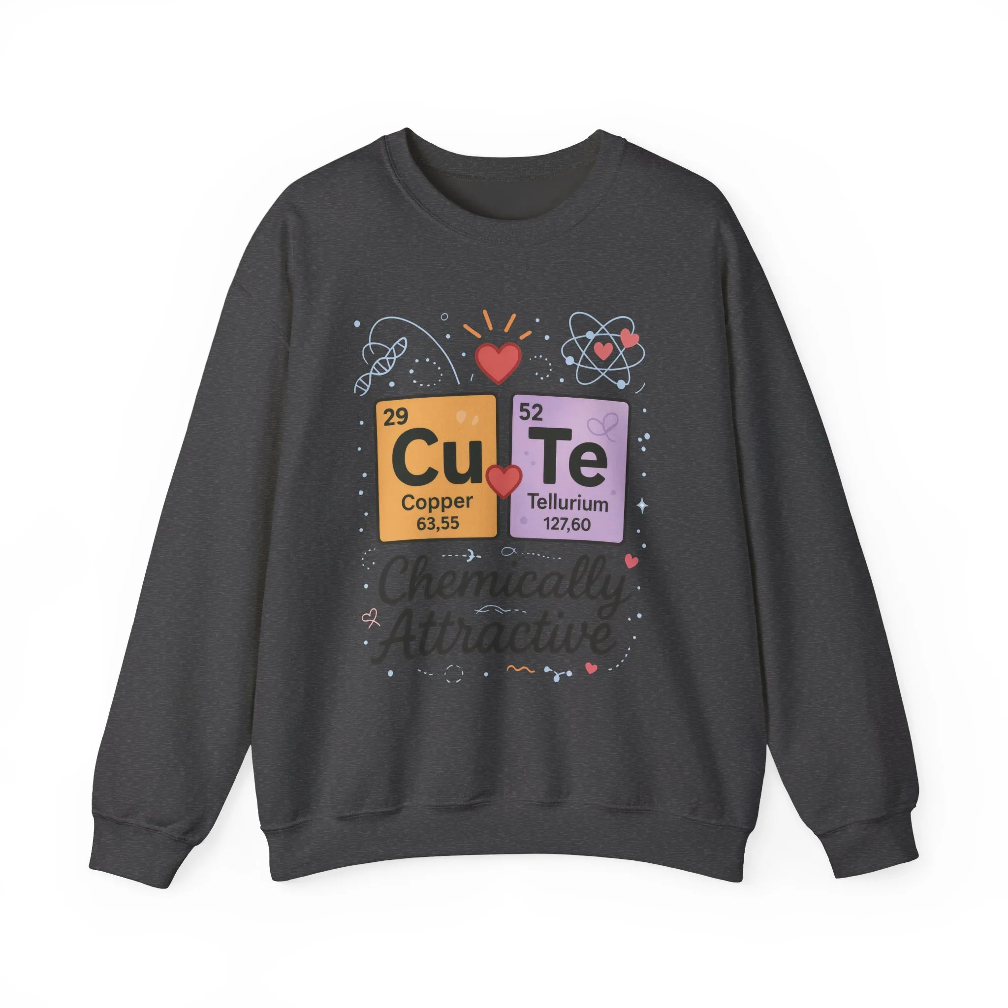 Cute Chemistry Sweatshirt for Women, Periodic Table Sweatshirt, Chemistry Gift for Her, Gift for Science Lovers, Valentine's Day Sweatshirt - Image 10