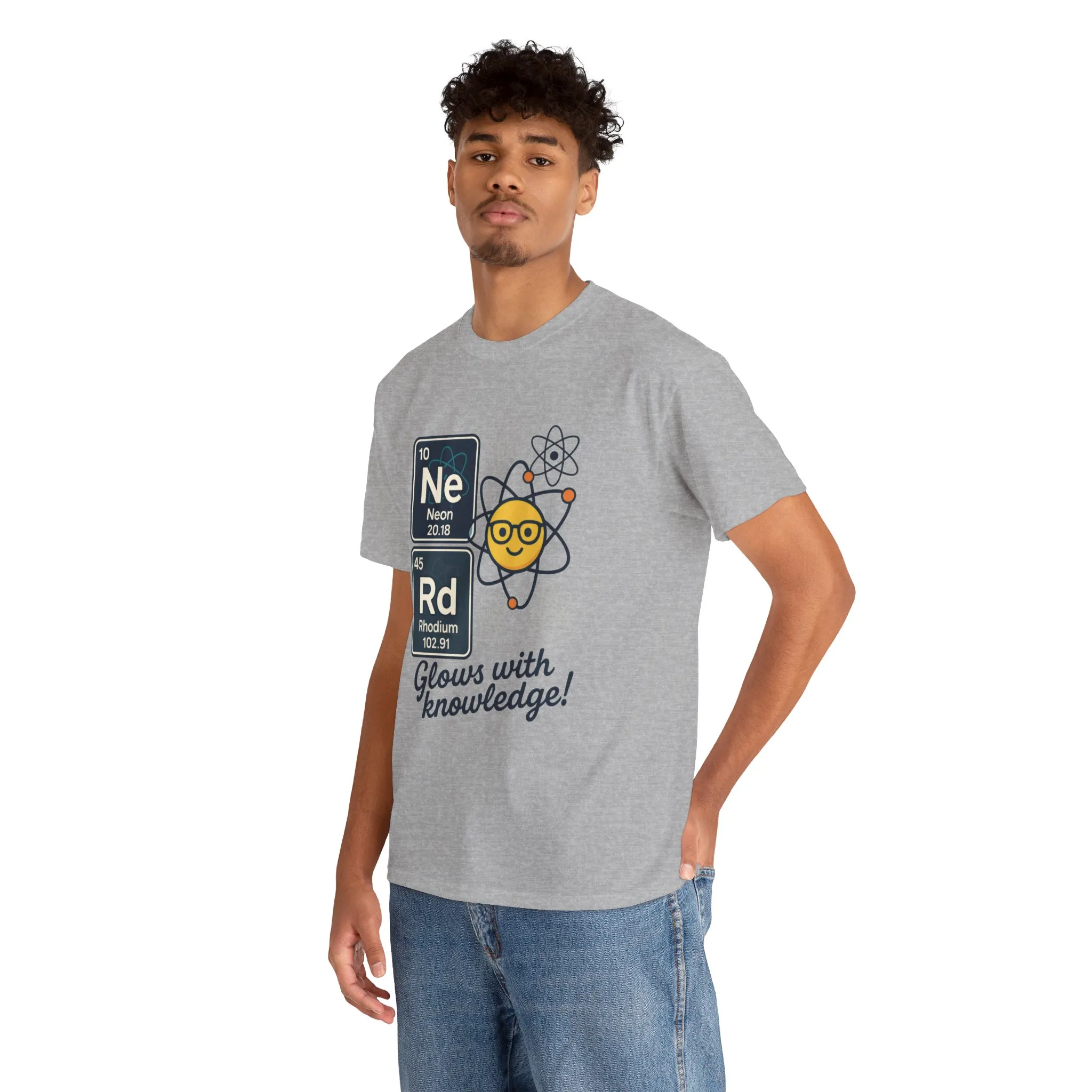 Funny Mens Nerd T-Shirt, NeRd Periodic Table Shirt, Glowing Knowledge Tee, Science Lover Gift, Chemistry Shirt, STEM Apparel, Science Tee - Image 33