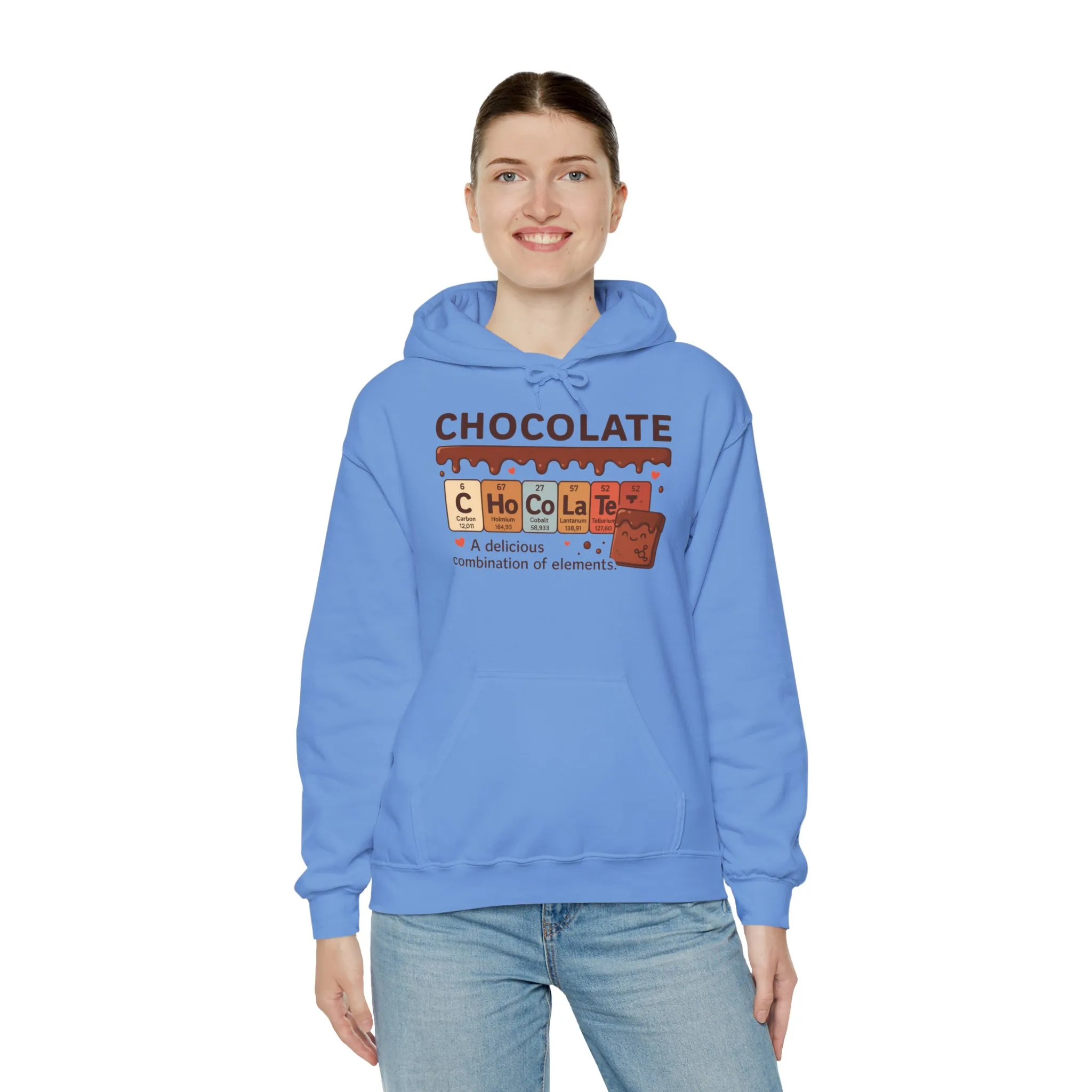 Chocolate Lovers Comfort Hoodie, Perfect Gift for Chemistry Lovers, Casual Wear, Sweet Treats Enthusiasts, Birthdays, Chemistry Students - Image 21