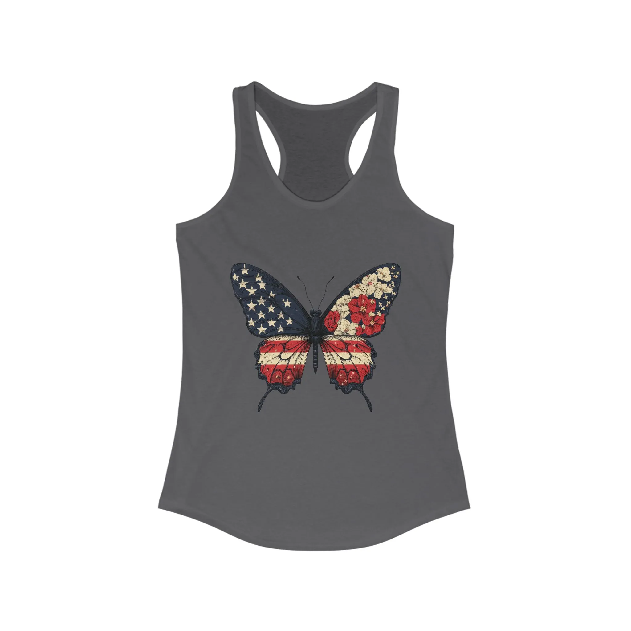 Patriotic Butterfly Tank Top, American Flag Tee, July 4th Apparel, USA Pride Clothing, Womens Patriotic Tee, Independence Day Gift - Image 17