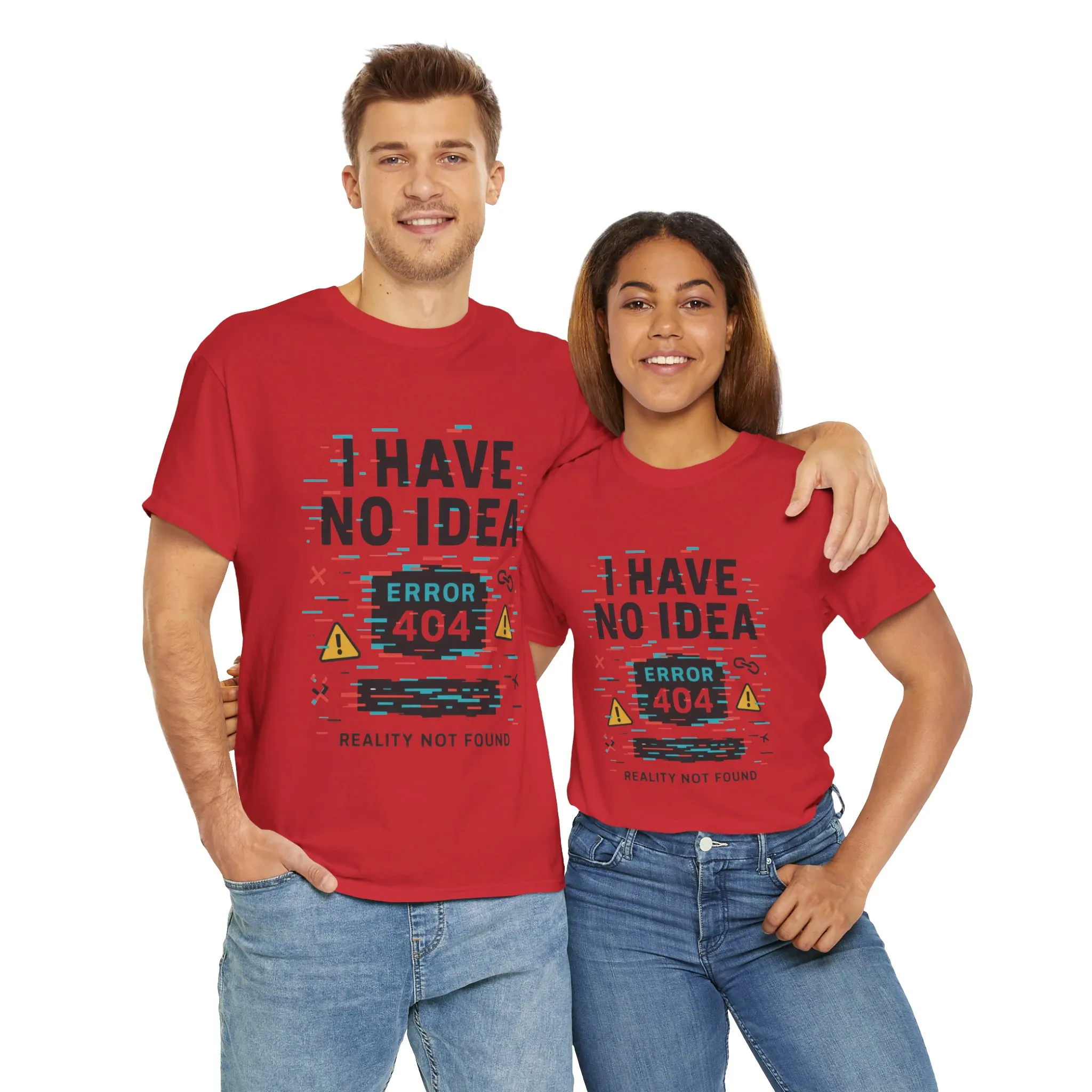 Funny Error 404 Unisex Heavy Cotton Tee, Graphic Tee, Humor Shirt, Gift for Tech Lovers, Casual Wear, Unique T-Shirt - Image 20
