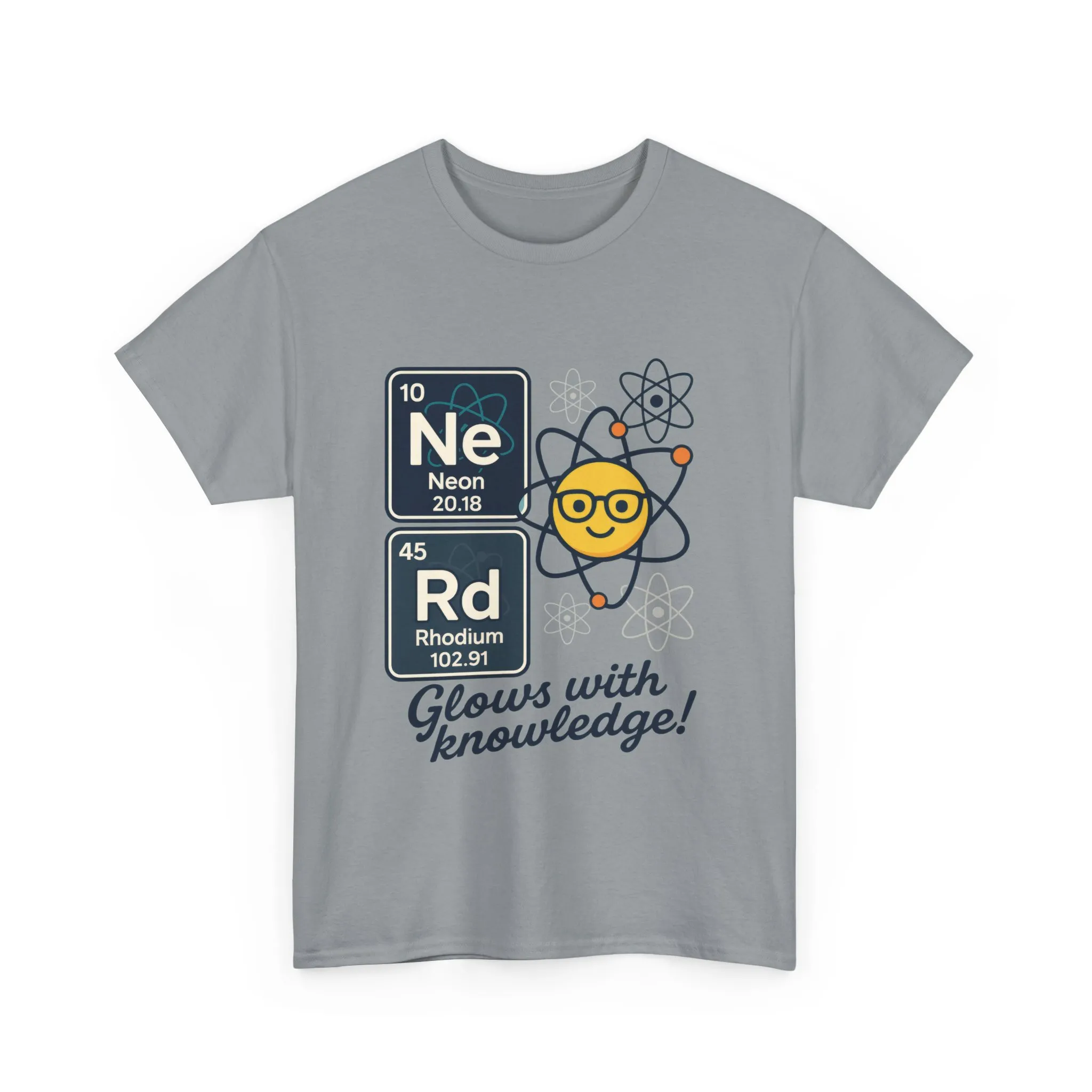 Funny Mens Nerd T-Shirt, NeRd Periodic Table Shirt, Glowing Knowledge Tee, Science Lover Gift, Chemistry Shirt, STEM Apparel, Science Tee - Image 13