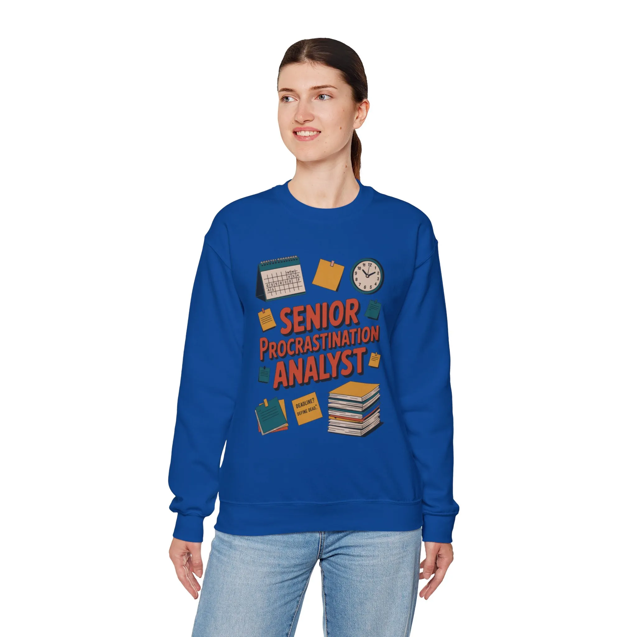 Senior Procrastination Analyst Sweatshirt, Gift for Graduates, Office Humor Apparel, Meme Sweatshirt, Casual Wear, Motivation Humor Apparel - Image 41