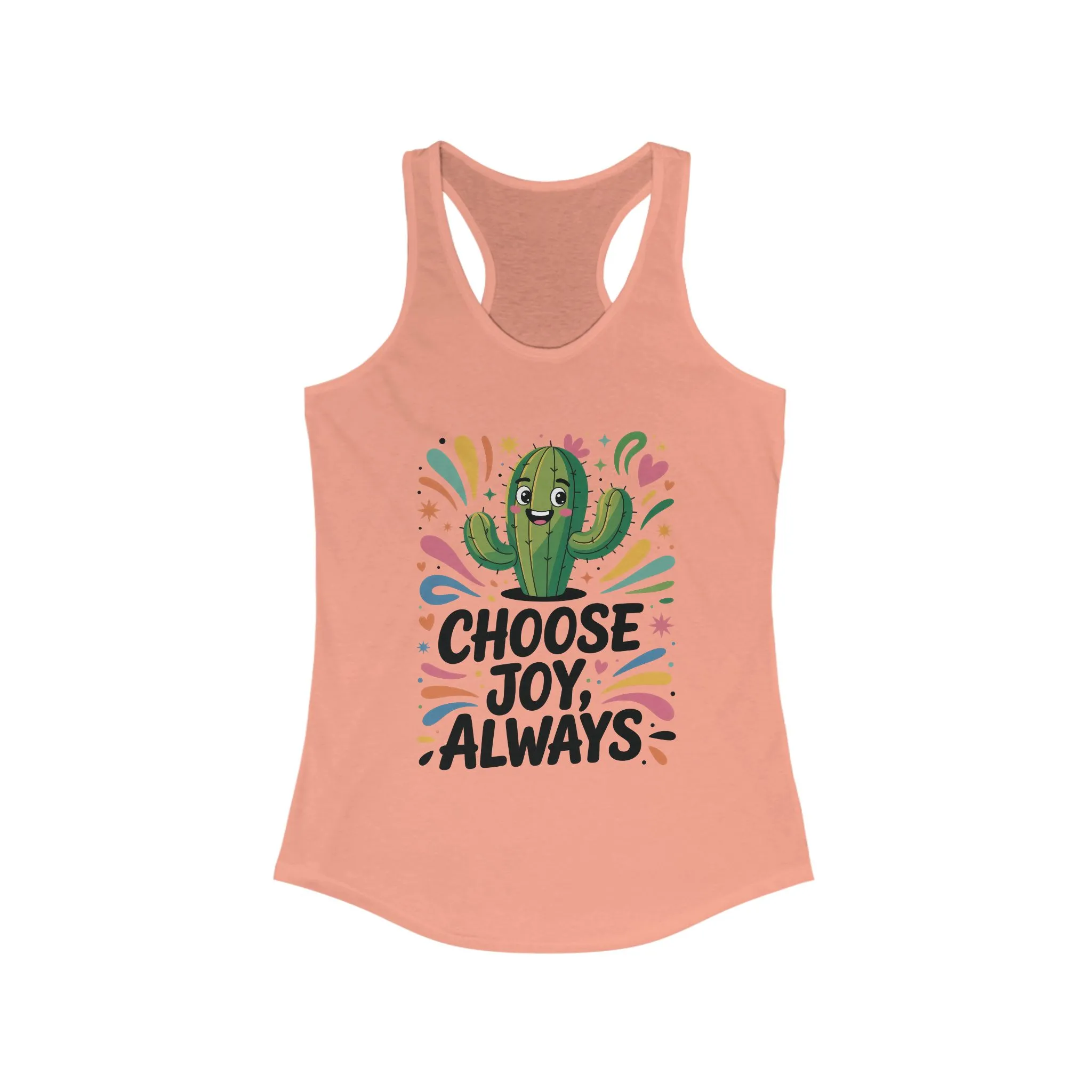 Choose Joy Always Racerback Womens Tank, Positive Vibes, Summer Fitness Top, Inspirational Apparel, Cute Workout Shirt, Gift for Her - Image 5