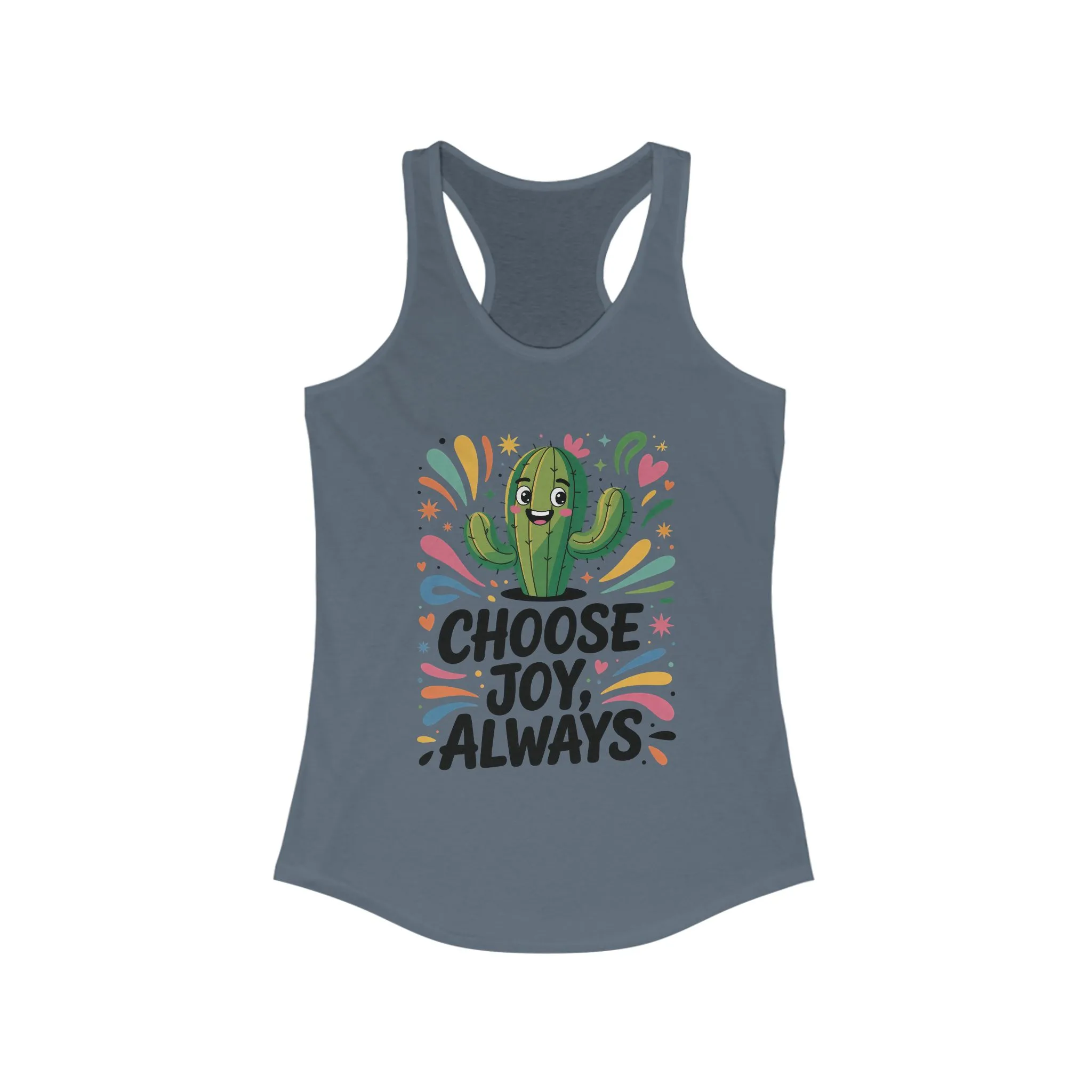 Choose Joy Always Racerback Womens Tank, Positive Vibes, Summer Fitness Top, Inspirational Apparel, Cute Workout Shirt, Gift for Her - Image 11