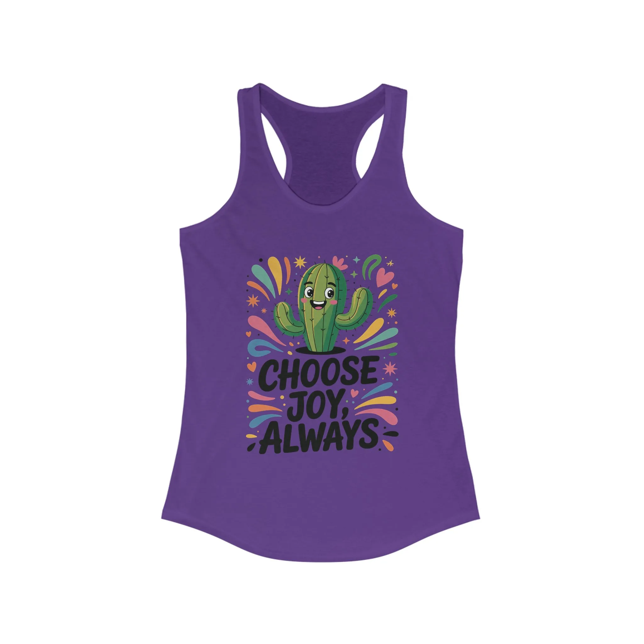Choose Joy Always Racerback Womens Tank, Positive Vibes, Summer Fitness Top, Inspirational Apparel, Cute Workout Shirt, Gift for Her - Image 15