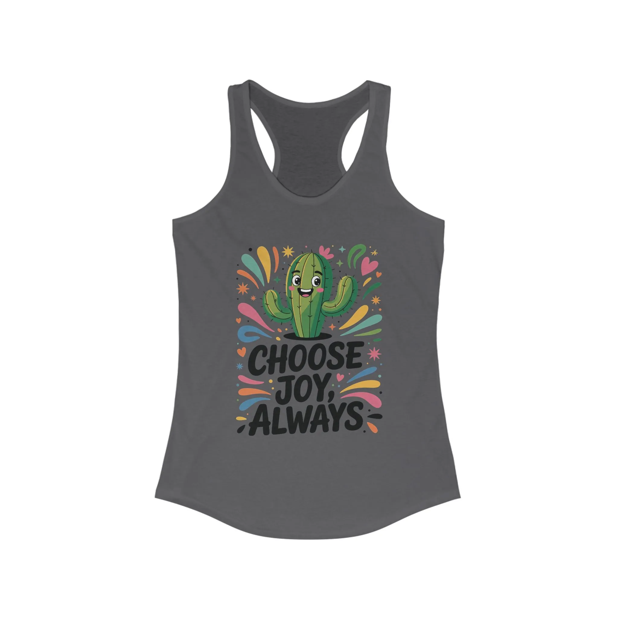 Choose Joy Always Racerback Womens Tank, Positive Vibes, Summer Fitness Top, Inspirational Apparel, Cute Workout Shirt, Gift for Her - Image 19