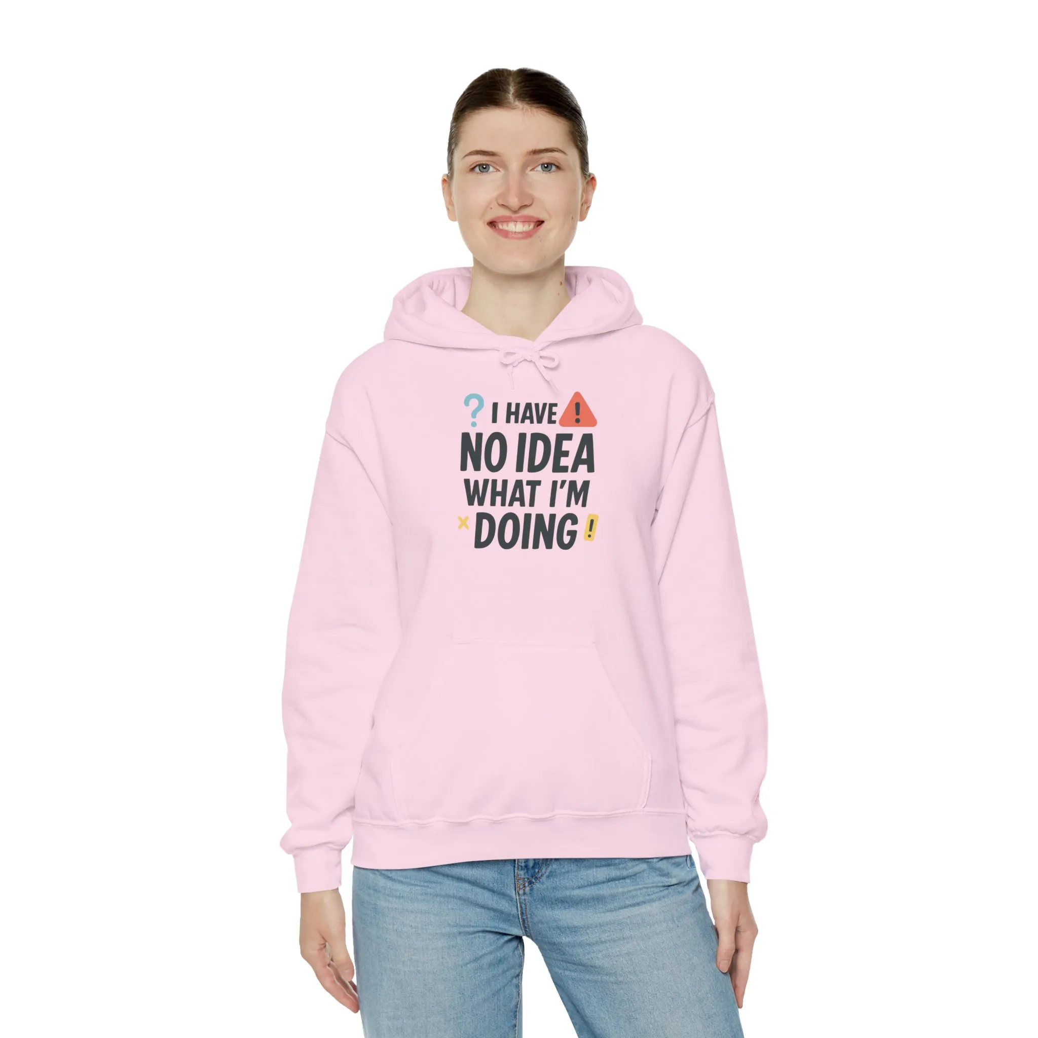 Funny Womens Hoodie, I Have No Idea What Im Doing, Chaotic Mood Sarcastic Sweatshirt for Her, Humor Hoodie, Cute Chaos Hoodie for Her - Image 27