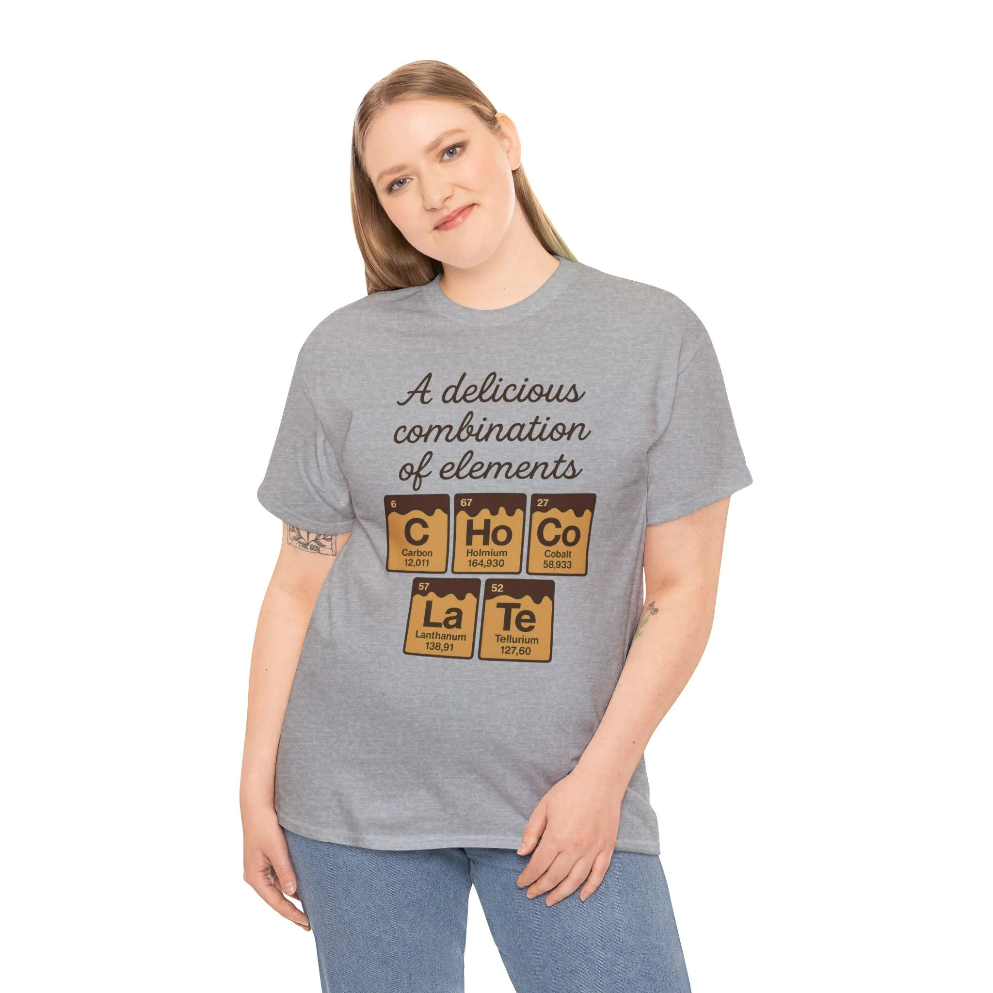 Funny Womens Chocolate T-Shirt, Element Shirt, Sweet Science Gift for Her, Science Humor Shirt, Geeky Gift, Chemistry Inspired Tee - Image 3