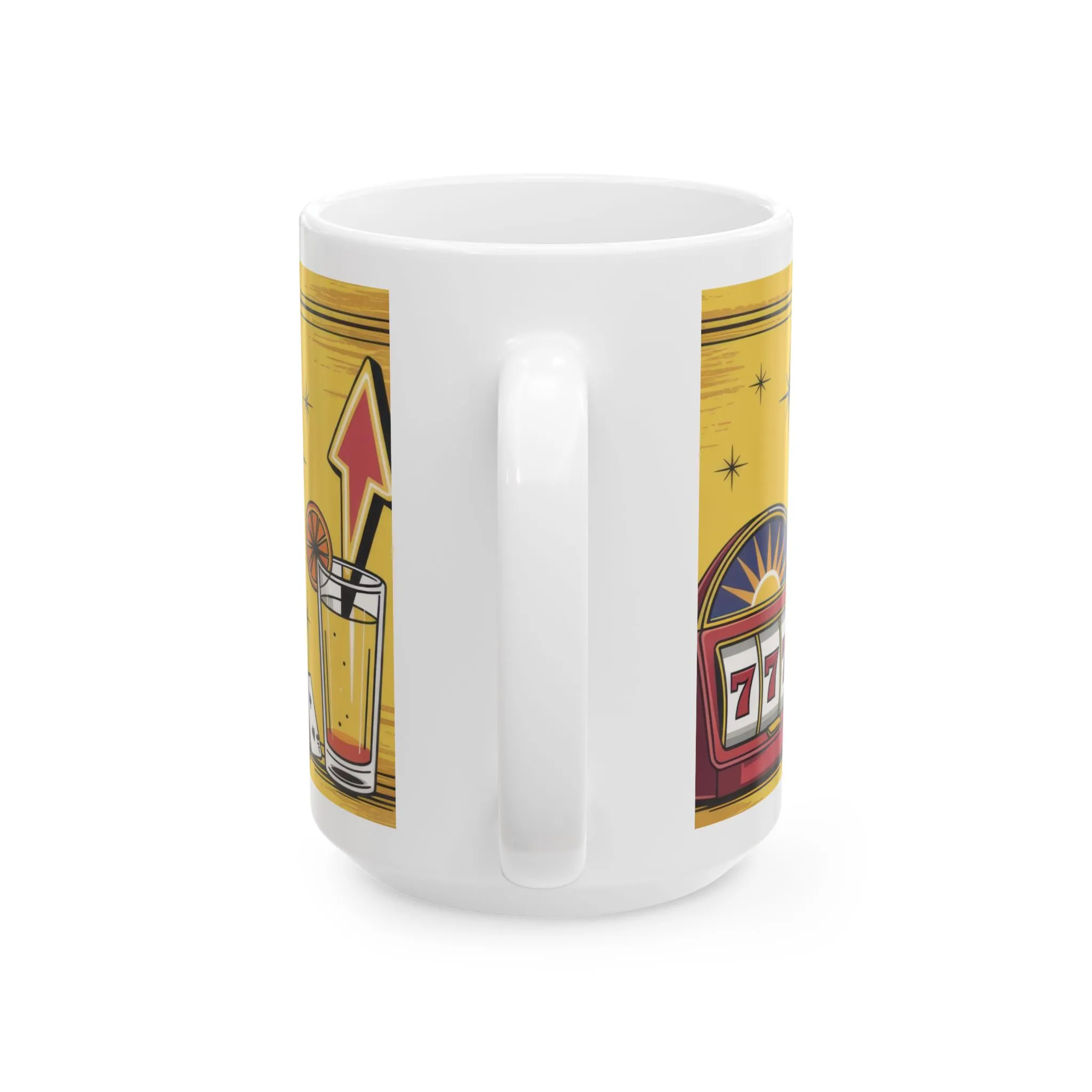 Viva Las Vegas Mug, Retro Coffee Cup, Vegas Gift for Casino Lovers & Travel Enthusiasts, Casino Theme Ceramic Mug - Image 9