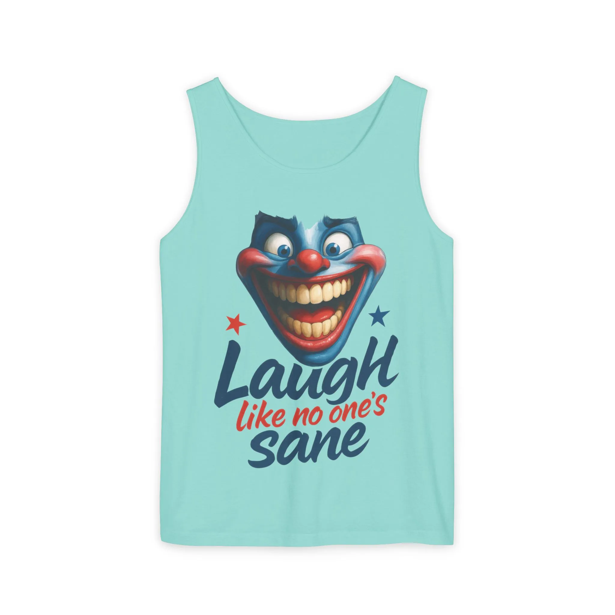 Laugh Out Loud Unisex Tank Top, Funny Graphic Top, Humor Shirt, Summer Apparel, Gift for Clowns, Party Wear - Image 7