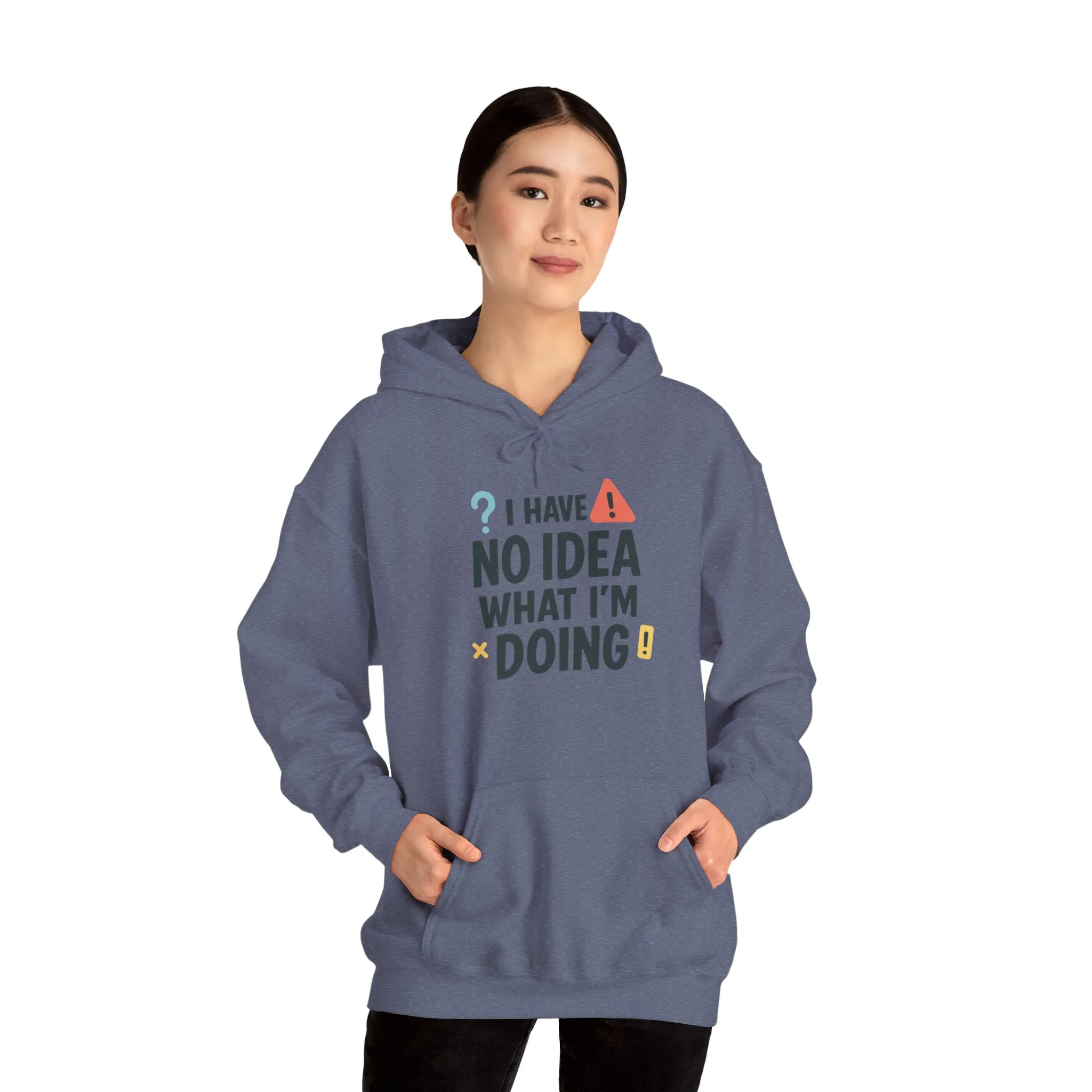 Funny Womens Hoodie, I Have No Idea What Im Doing, Chaotic Mood Sarcastic Sweatshirt for Her, Humor Hoodie, Cute Chaos Hoodie for Her - Image 17