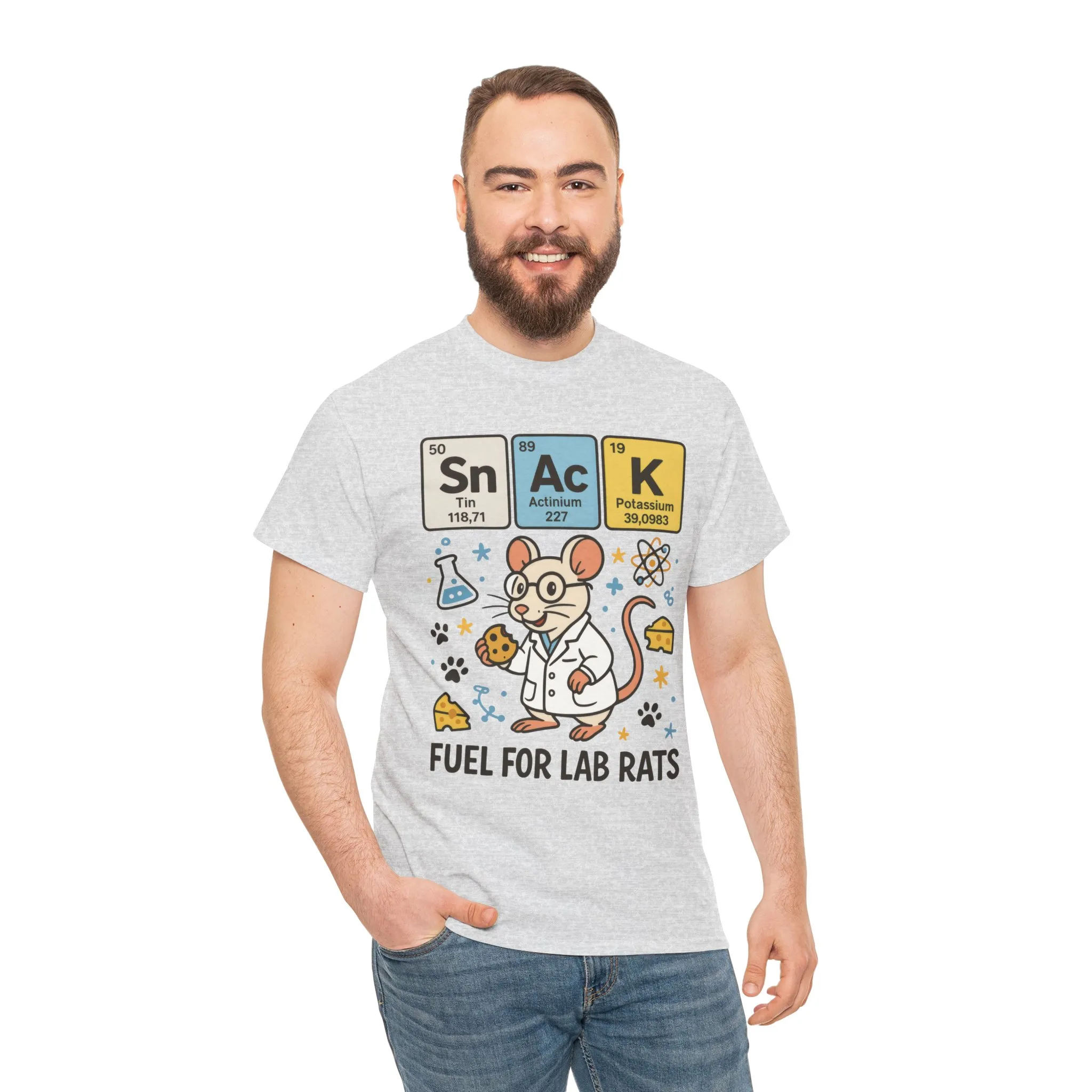 Funny Mens Science T-Shirt, Periodic Table Tee, Chemistry Humor Gift for Him, Gift for Lab Workers, Gifts for STEM Lovers, Quirky Science - Image 5