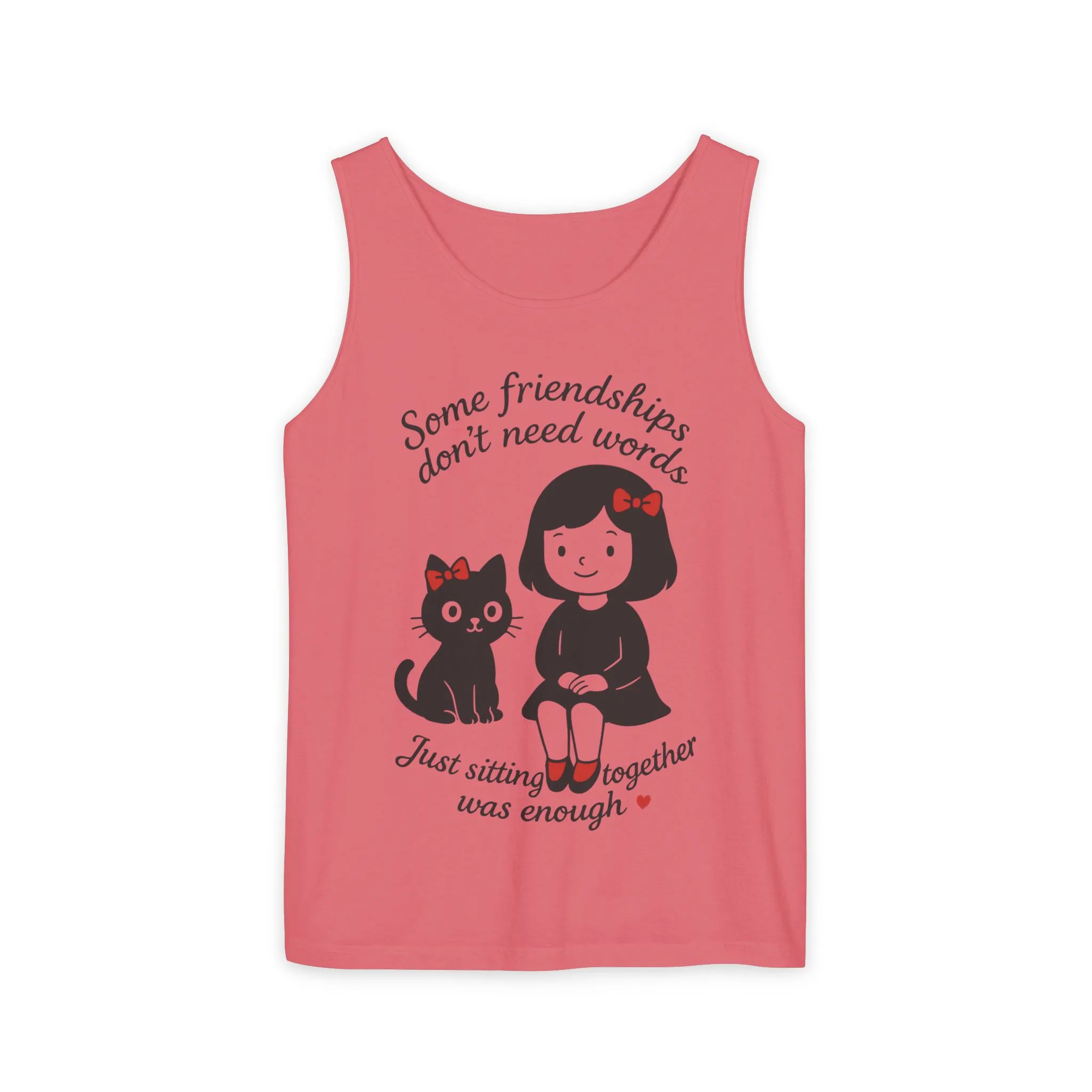 Friendship Tank Top, Cute Cat Lovers Gift, Womens Summer Apparel, Perfect for Casual Outings, Friendship Day, Cat Mom Tees - Image 37