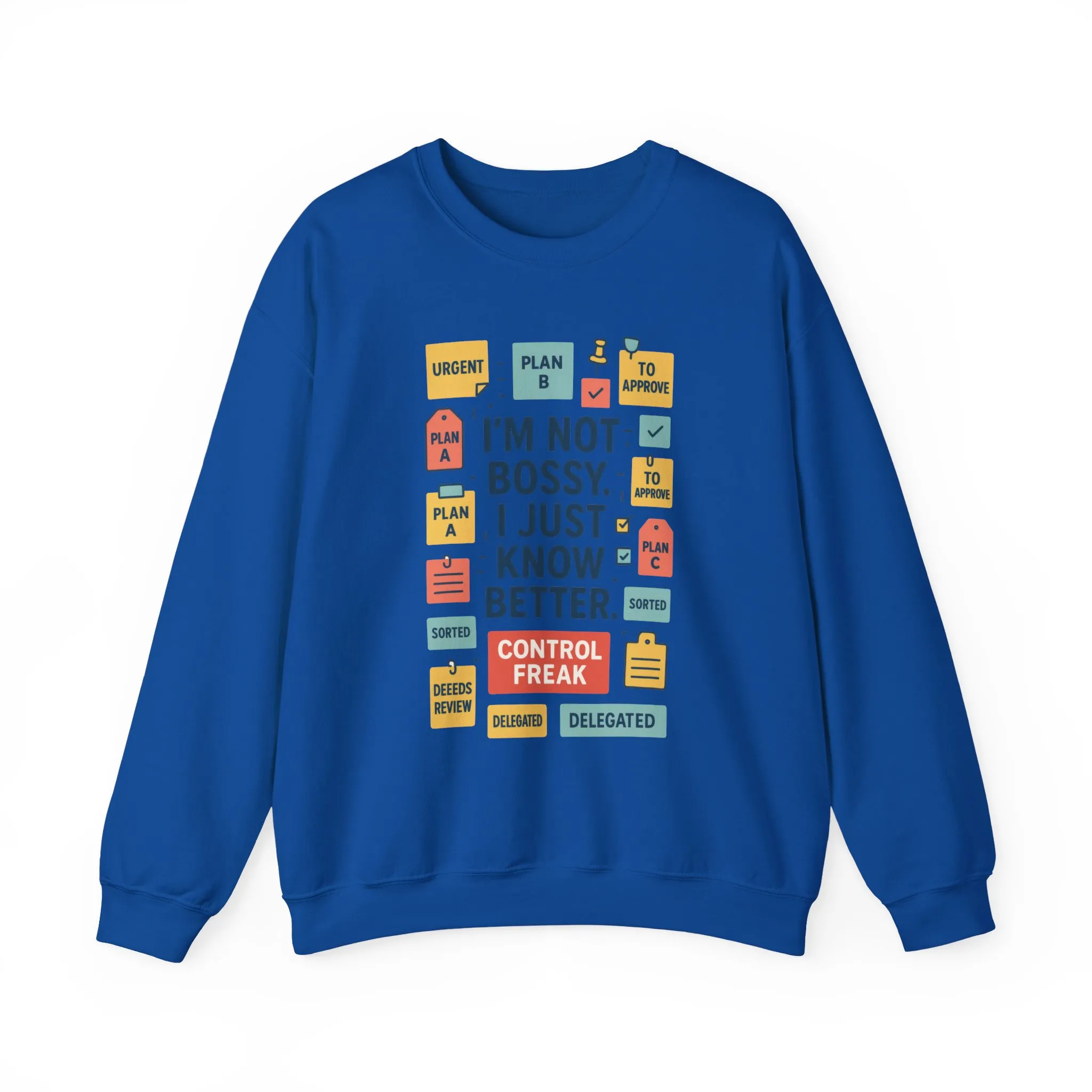 Funny Womens Control Freak Sweatshirt, Bold Sarcastic Quote Pullover, Ideal Gift for Bossy Friends, Funny Womens Sweatshirt - Image 19