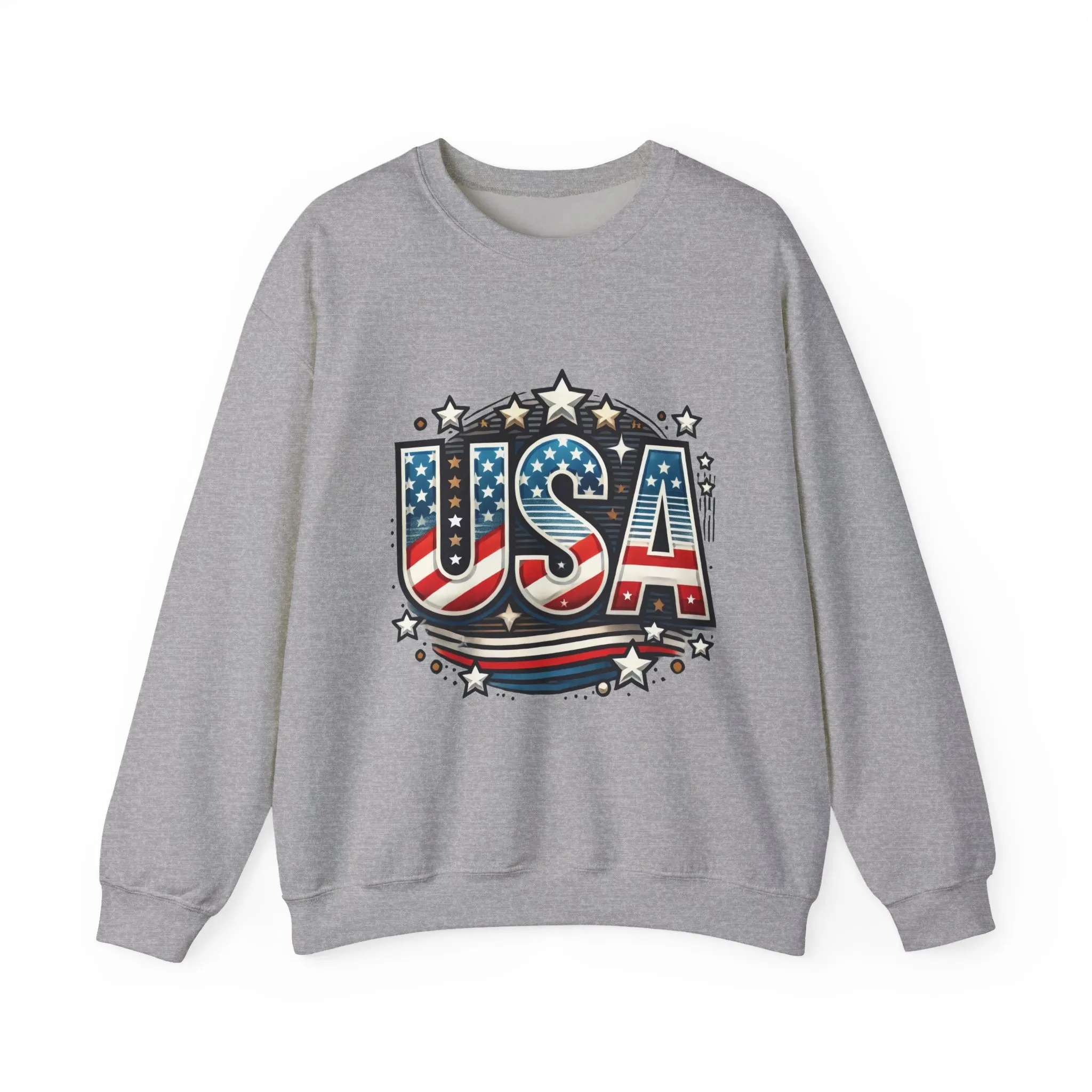 USA Pride Crewneck Sweatshirt, Comfortable Unisex Top, Great for Fourth of July, Independence Day, Everyday Wear, Cozy Gift - Image 8