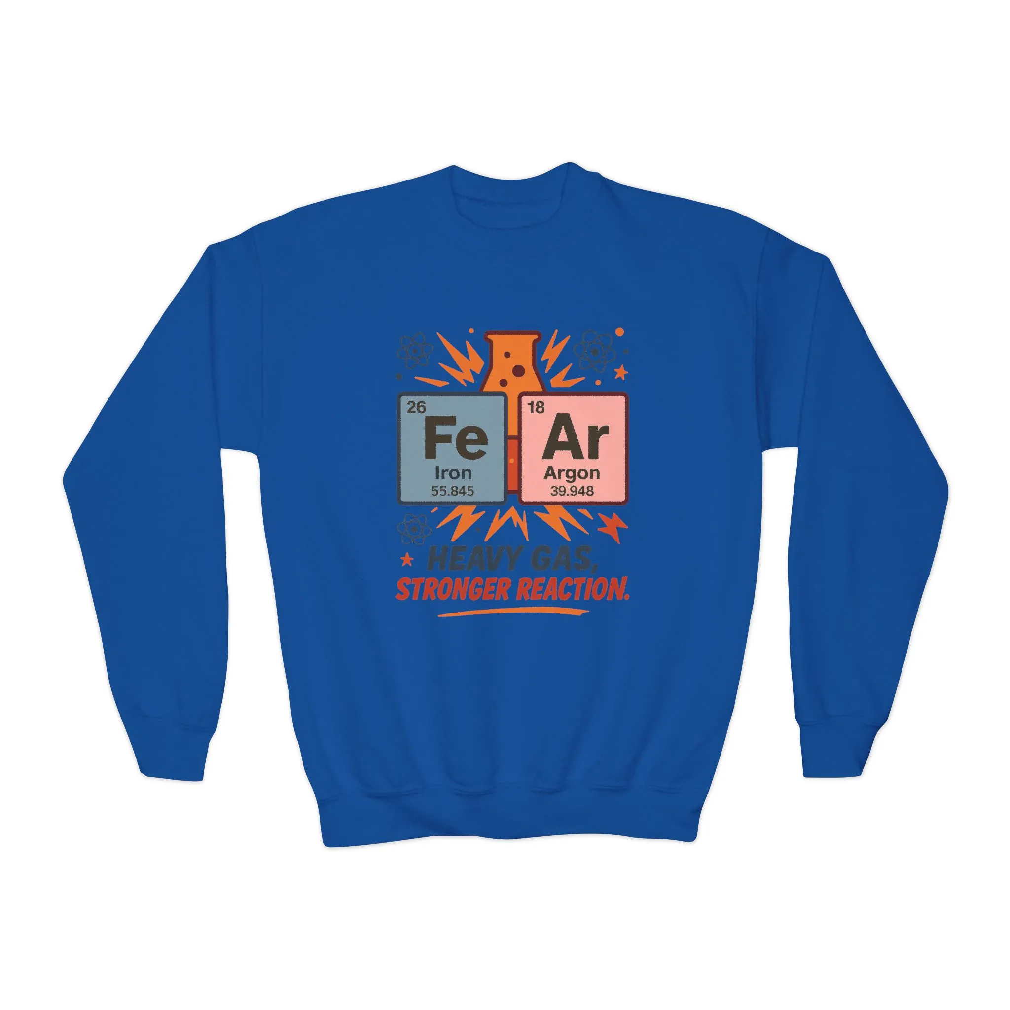 Youth Science Sweatshirt for Kids, Funny Chemistry Gift, Heavy Gas Reaction Crewneck, Science Class Apparel, Educational Sweater - Image 13