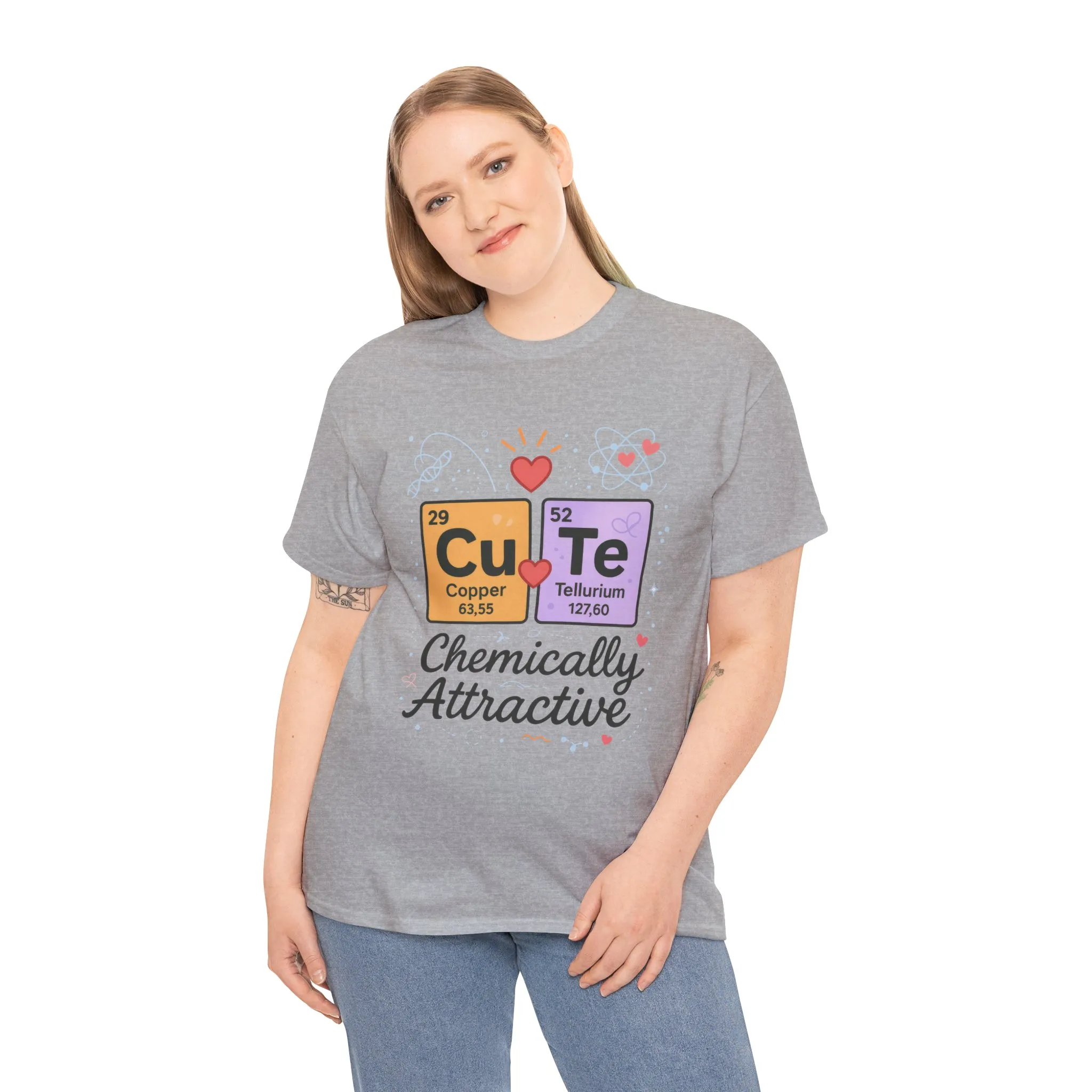 Cute Science T-Shirt for Women, Chemically Attractive Periodic Table Tee, Funny Nerdy Gift for Her, Chemistry Lover Gift, Science Apparel - Image 27