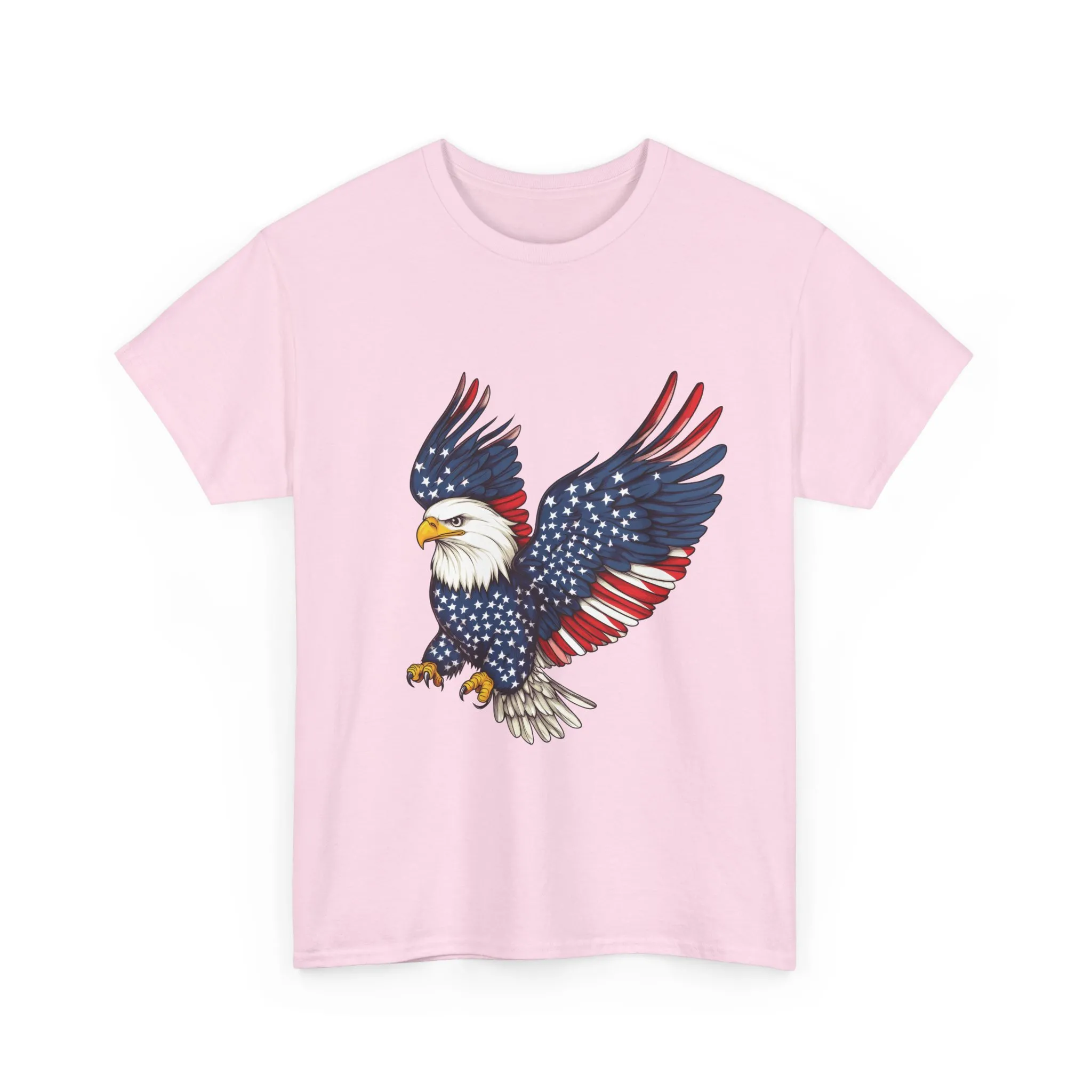 Patriotic Eagle Tee, Unisex Heavy Cotton T-Shirt for Independence Day, Memorial Day, Veterans Day, Gift for Nature Lovers, Casual Wear - Image 32