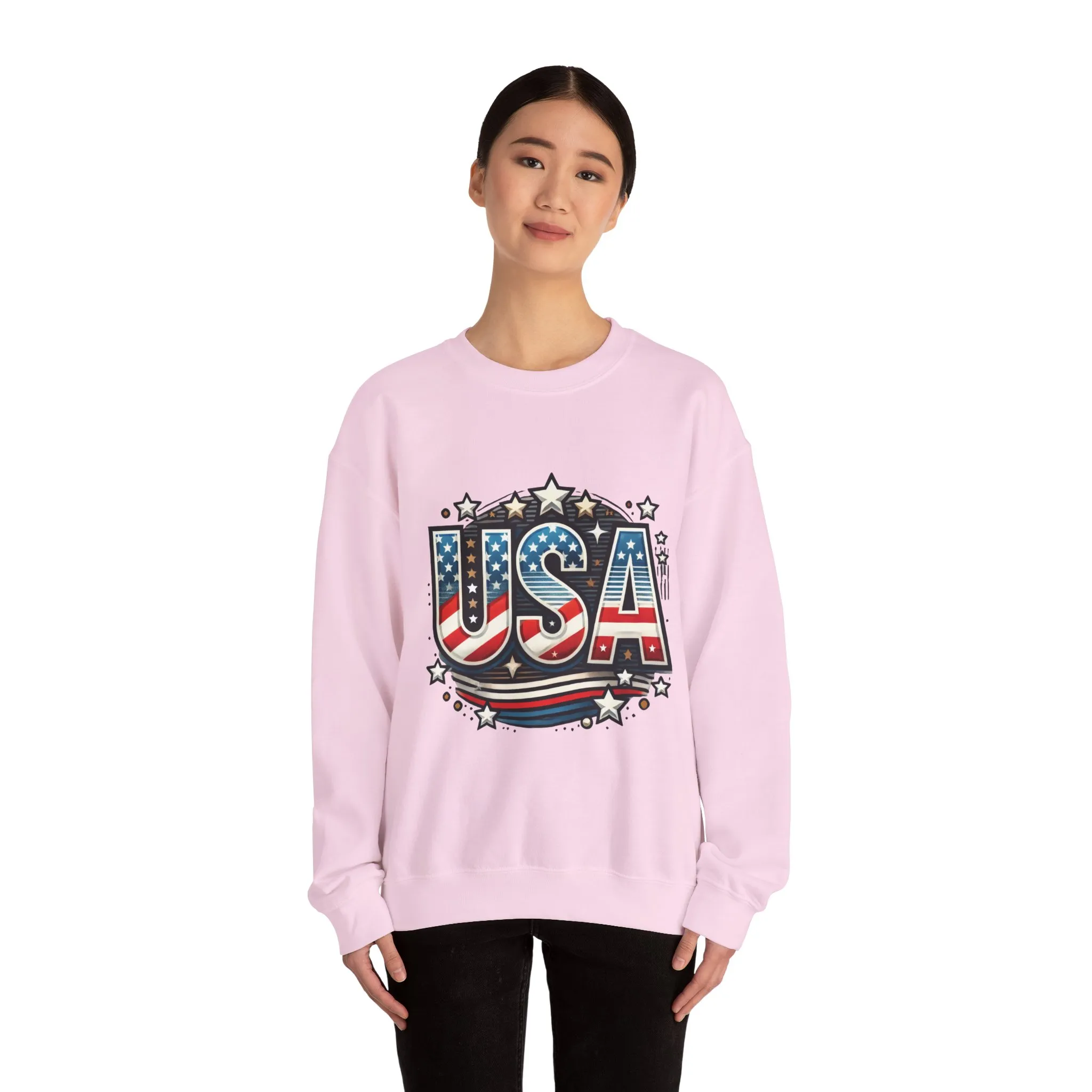 USA Pride Crewneck Sweatshirt, Comfortable Unisex Top, Great for Fourth of July, Independence Day, Everyday Wear, Cozy Gift - Image 43