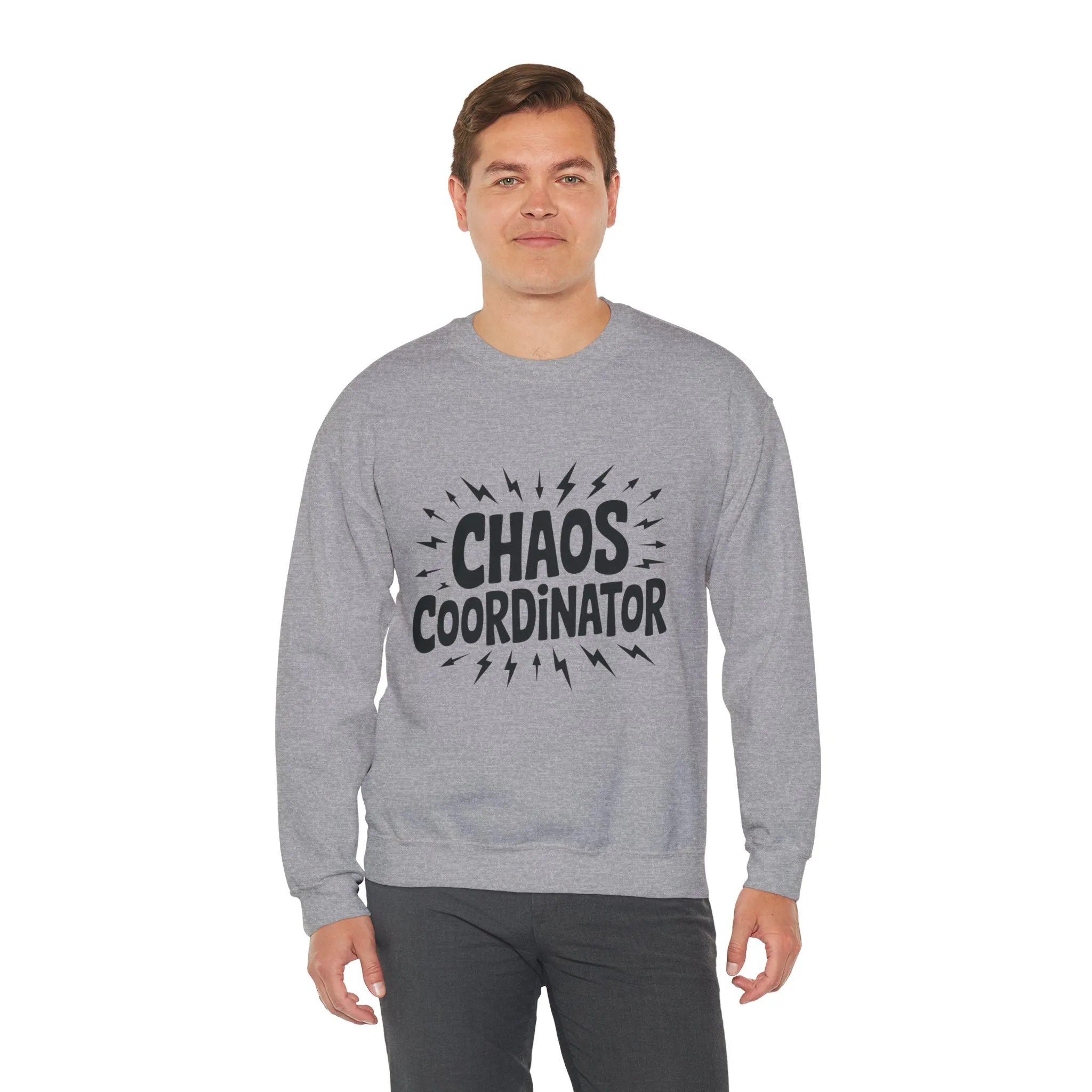 Chaos Coordinator Crewneck Men's Sweatshirt, Funny Gift for Men, Casual Wear, Unique Sweatshirt, Perfect for Everyday Style, Cozy Apparel - Image 15
