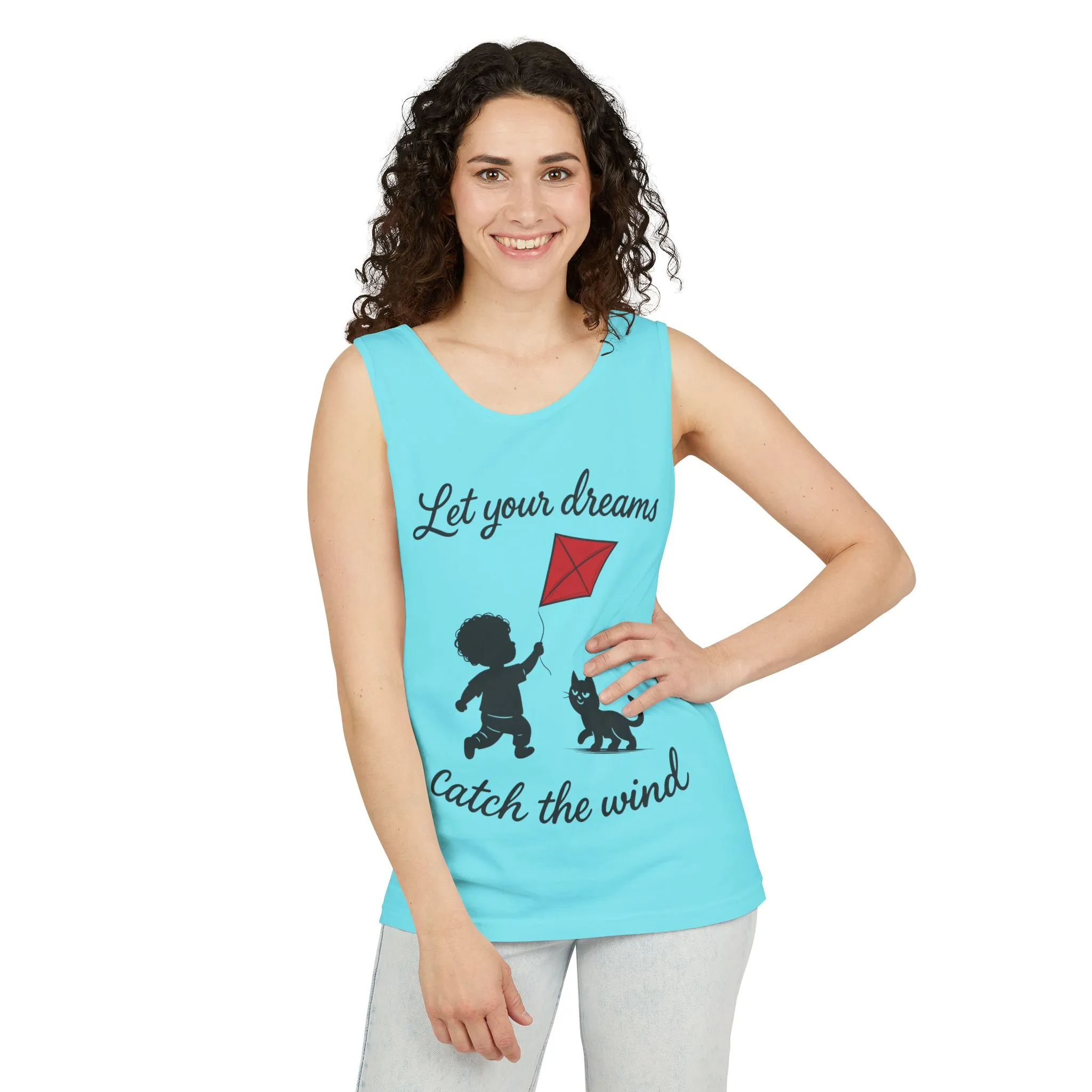 Dream-Catching Tank Top - Lightweight, Womens, Inspirational Graphic Tee, Summer Wear, Perfect Gift for Kids & Families - Image 42