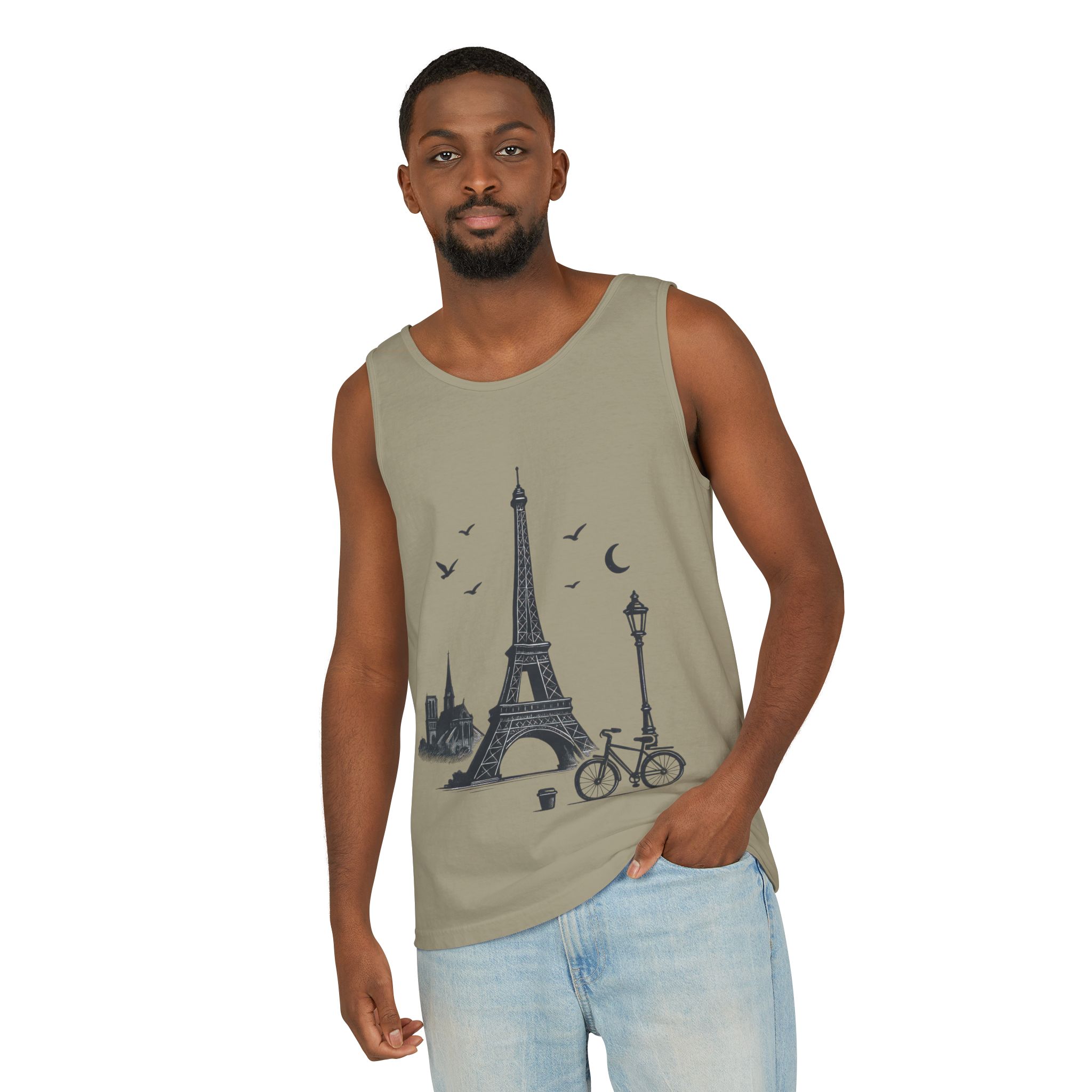 Parisian Dreams Tank Top, Unisex Summer Wear, Graphic Tee, Travel Inspired Apparel, Vacation Outfit, Casual Tank for All Occasions - Image 35