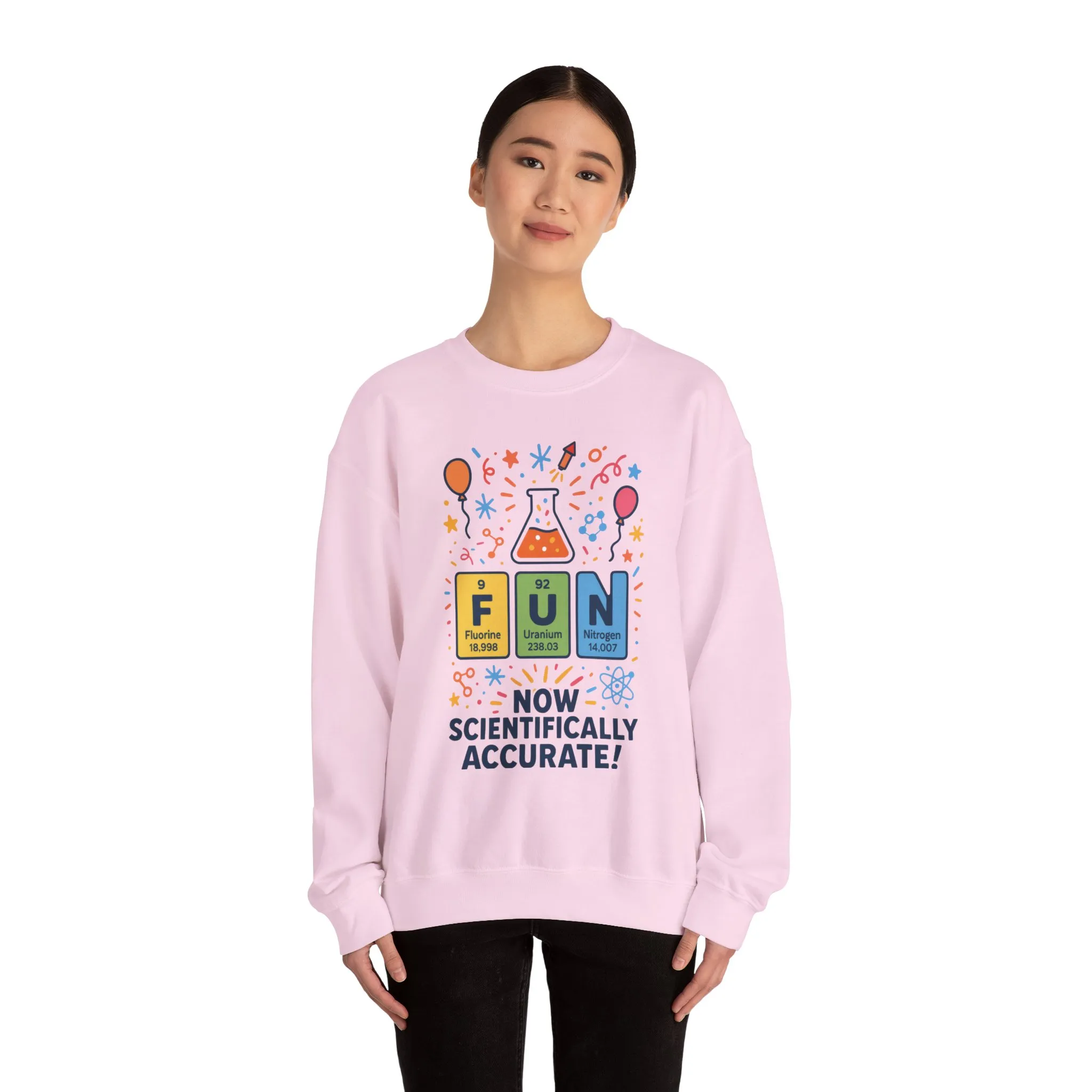 Scientifically Accurate Fun Sweatshirt, Unisex Crewneck, Perfect for Science Lovers, Birthday Gift, Casual Wear, Fun Events, Science Fair - Image 47